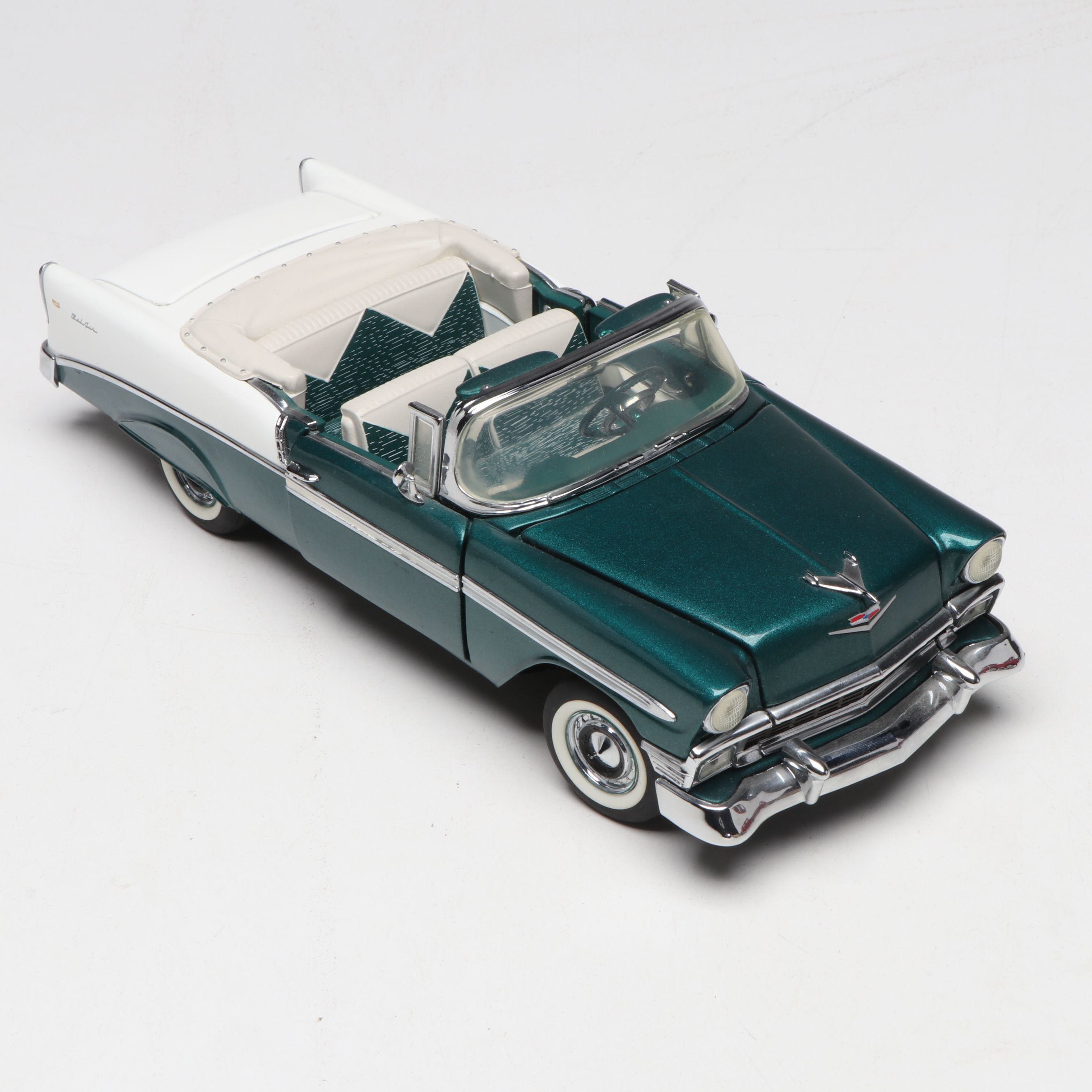 The Danbury Mint 1956 Bel Air and Other Chevrolet Diecast Vintage Model Cars