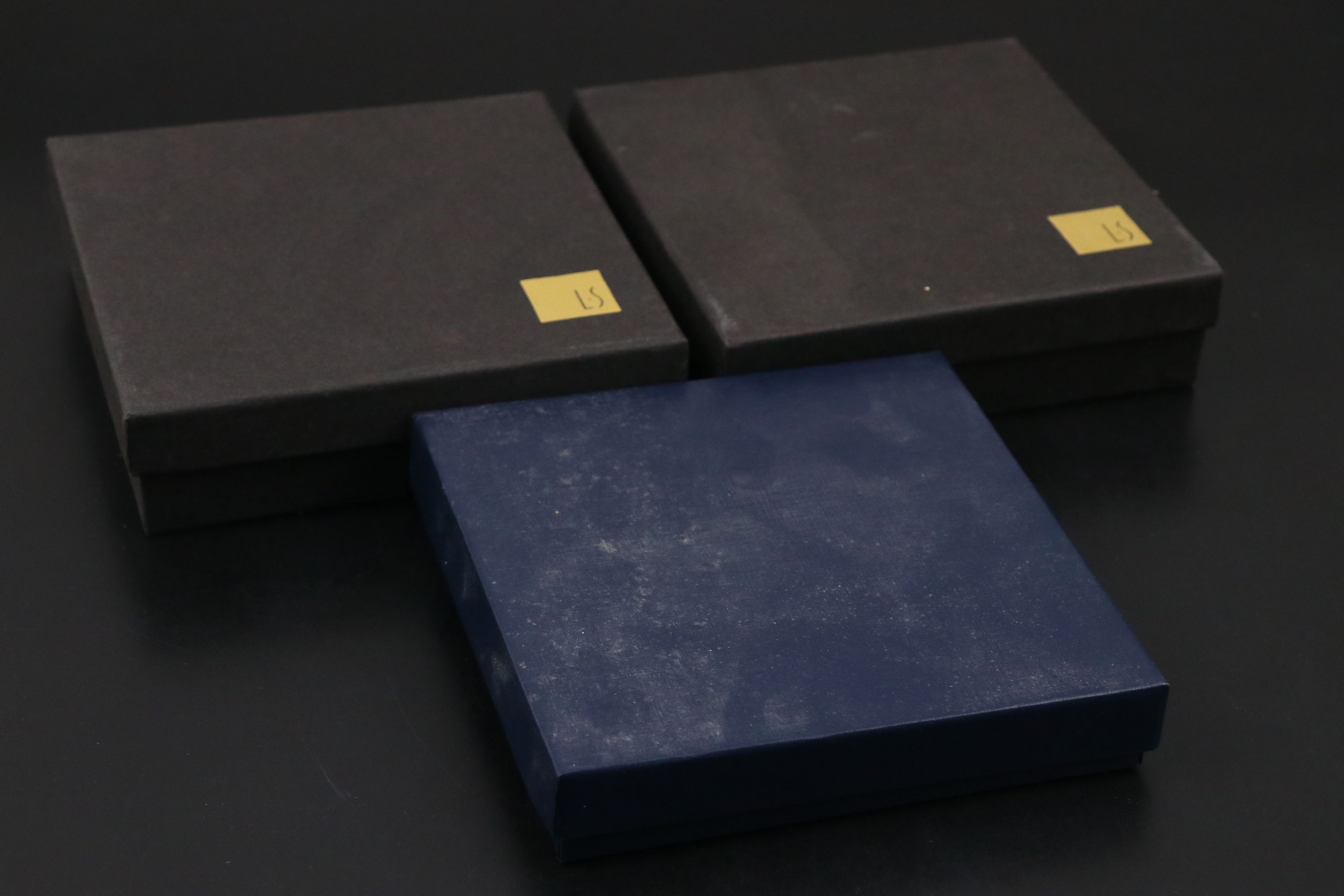 Seth Thomas Desk Clock, Philips Simmons Gate Frame, and Leaf Place Card Holders