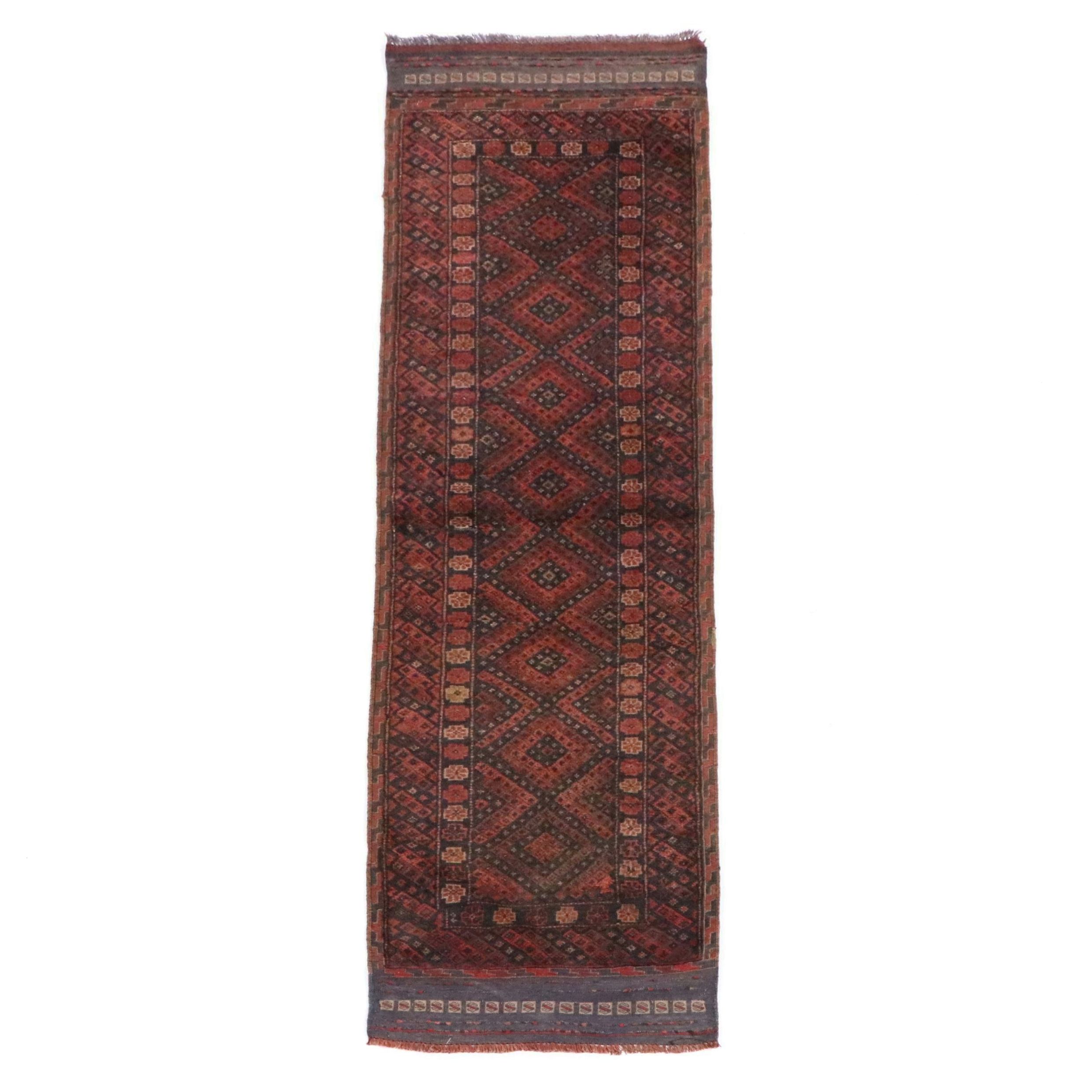2' x 8' Handwoven Afghan Mashwani Carpet Runner