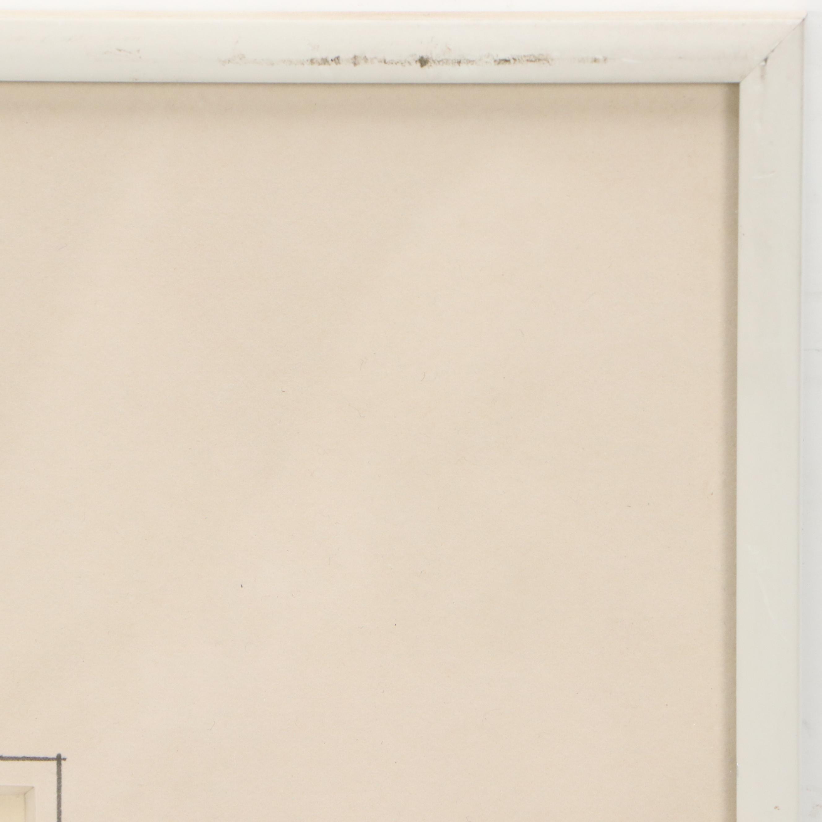 Graphite Study of Hellenistic Statue, 1979