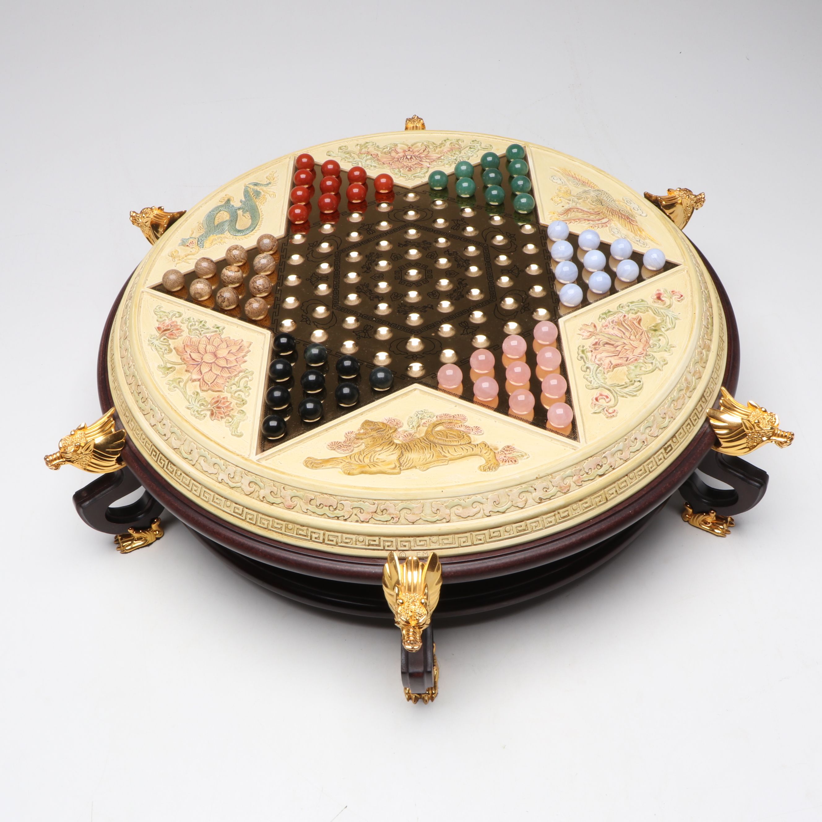 Franklin Mint Chinese Checkers Game Collector's Edition, Late 20th Century