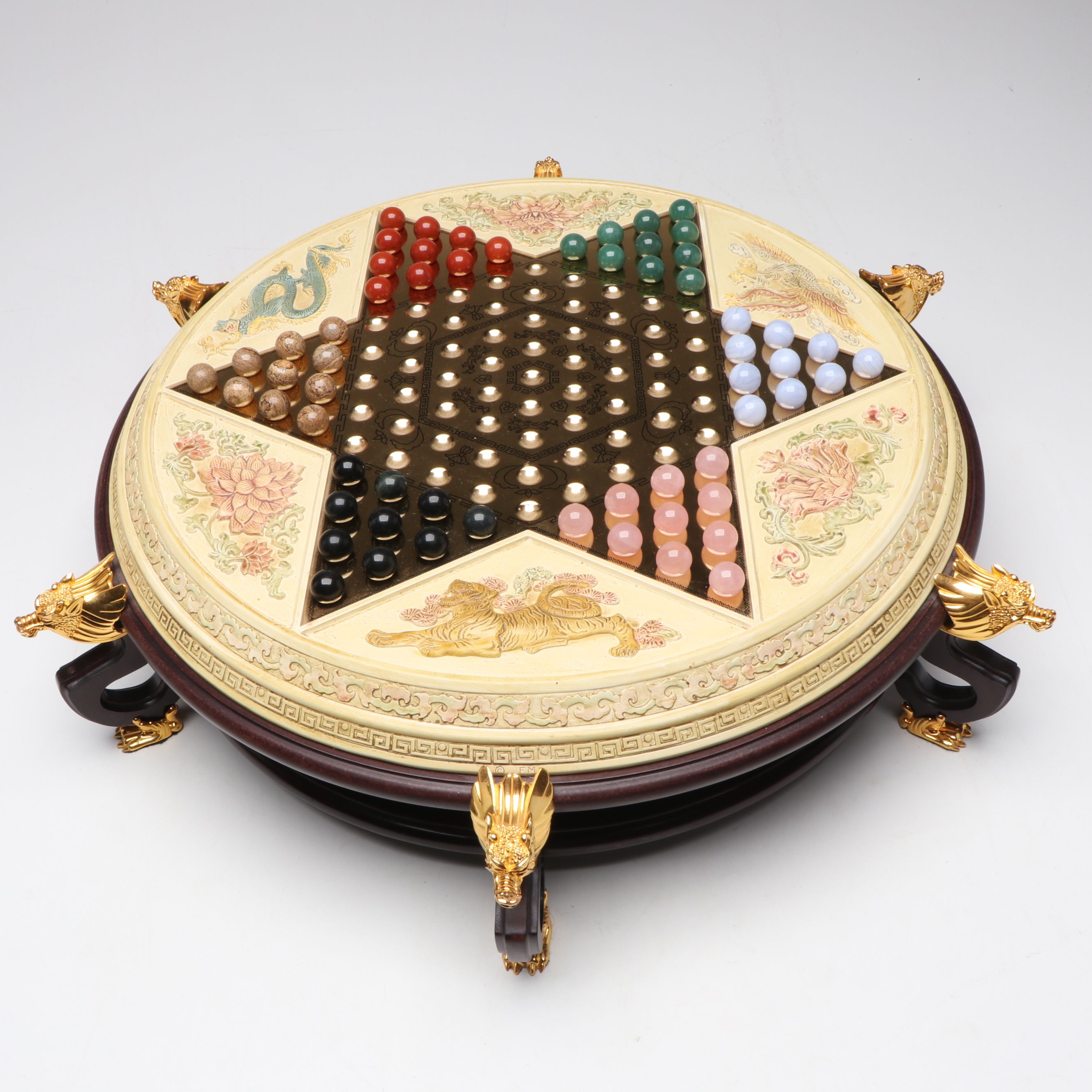 Franklin Mint Chinese Checkers Game Collector's Edition, Late 20th Century