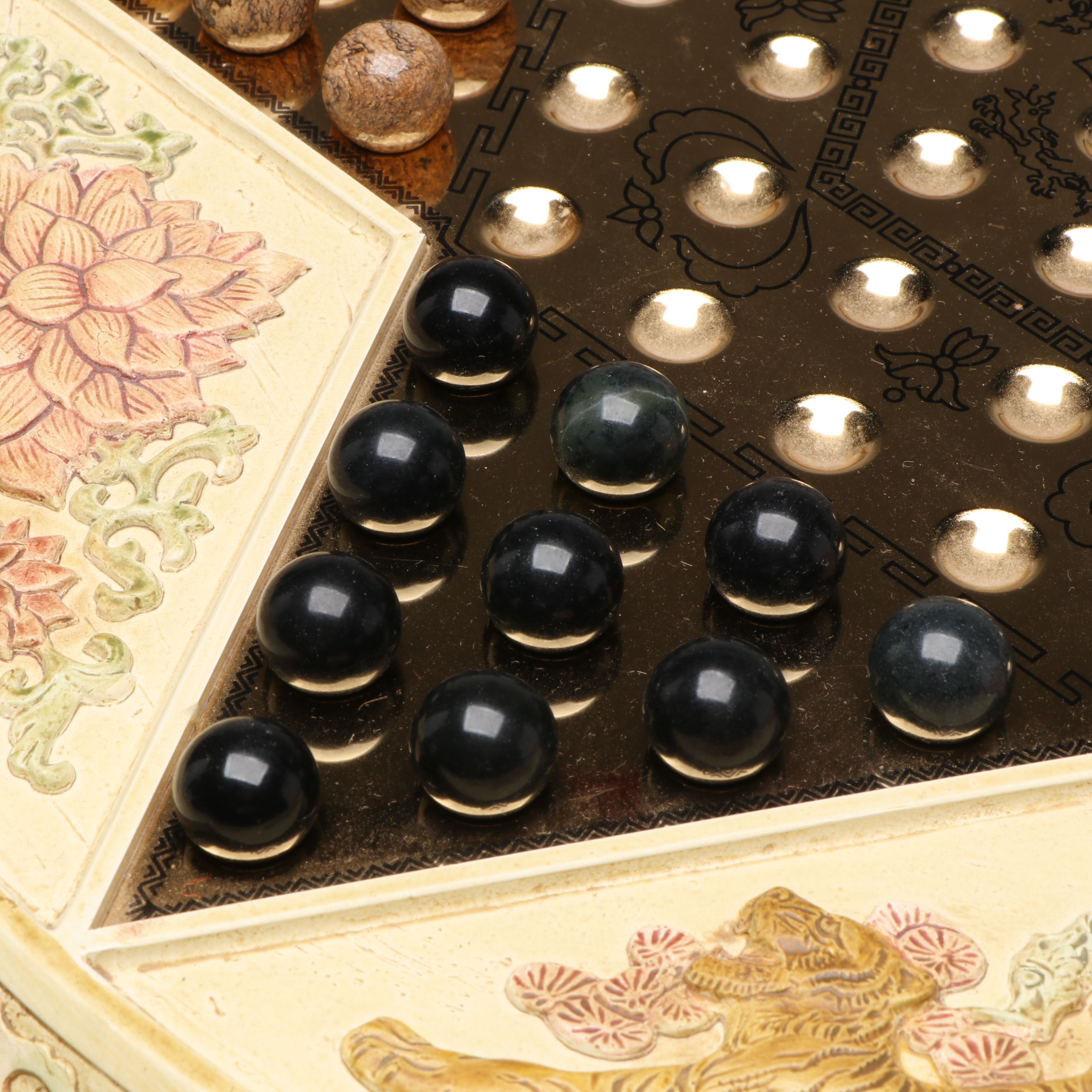 Franklin Mint Chinese Checkers Game Collector's Edition, Late 20th Century