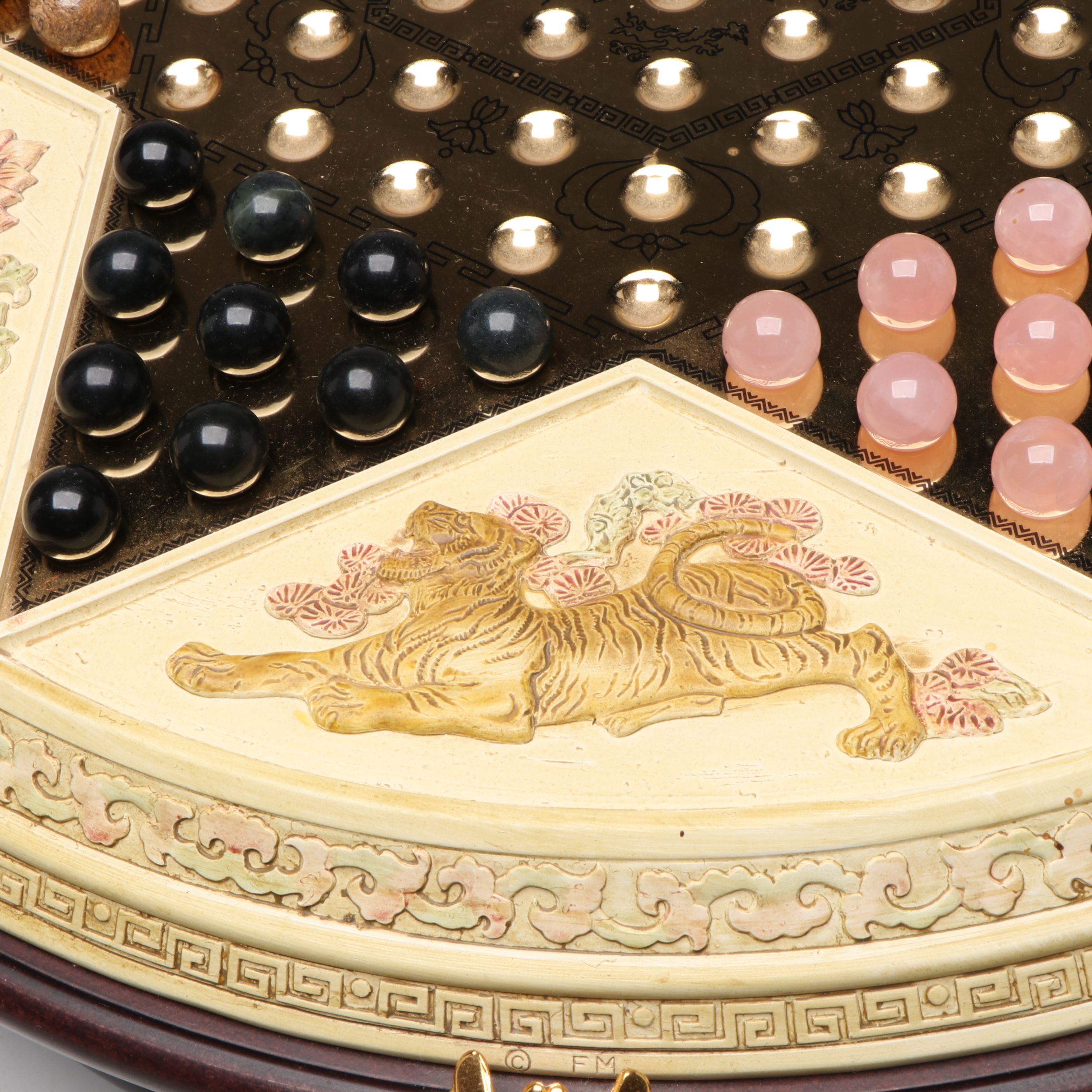 Franklin Mint Chinese Checkers Game Collector's Edition, Late 20th Century