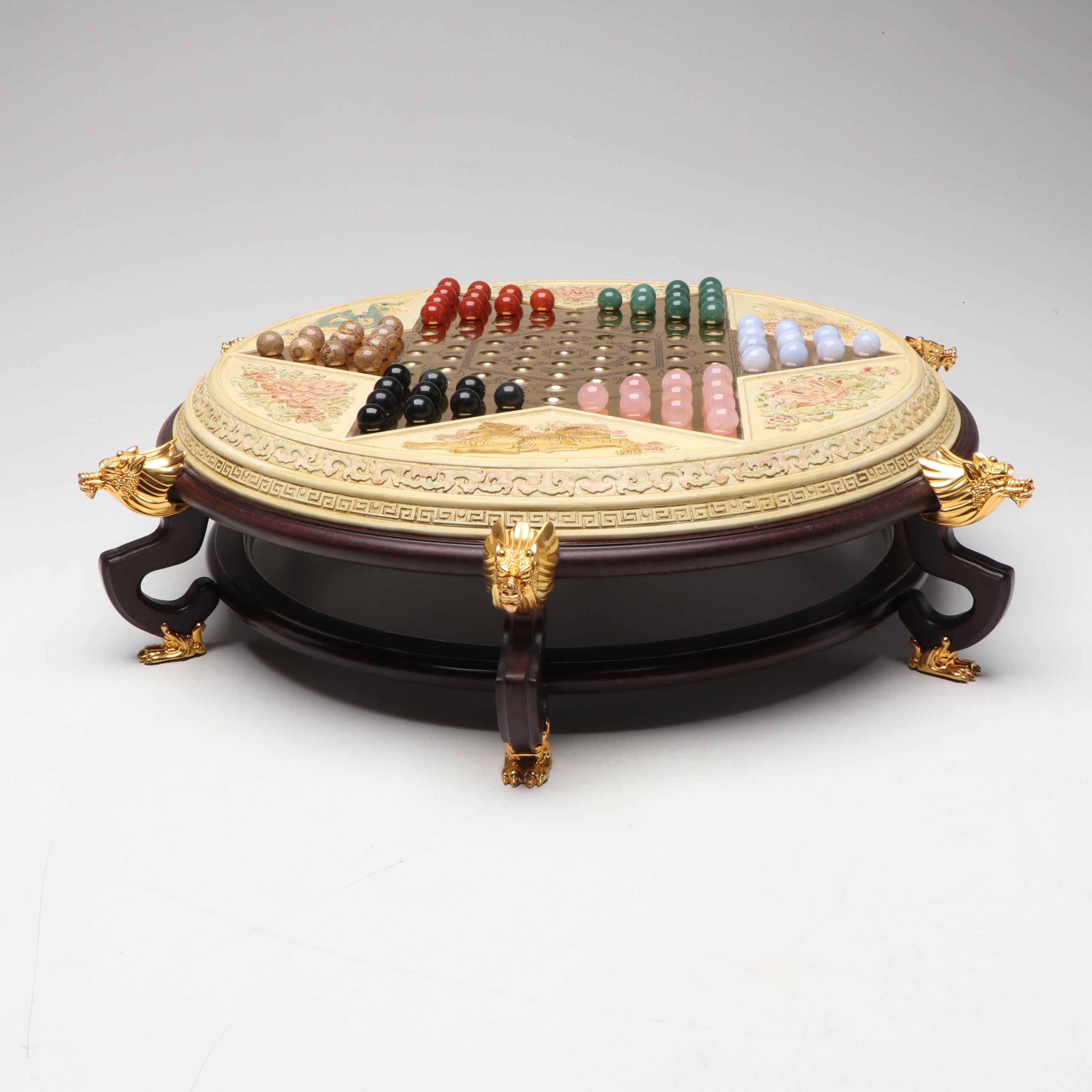 Franklin Mint Chinese Checkers Game Collector's Edition, Late 20th Century