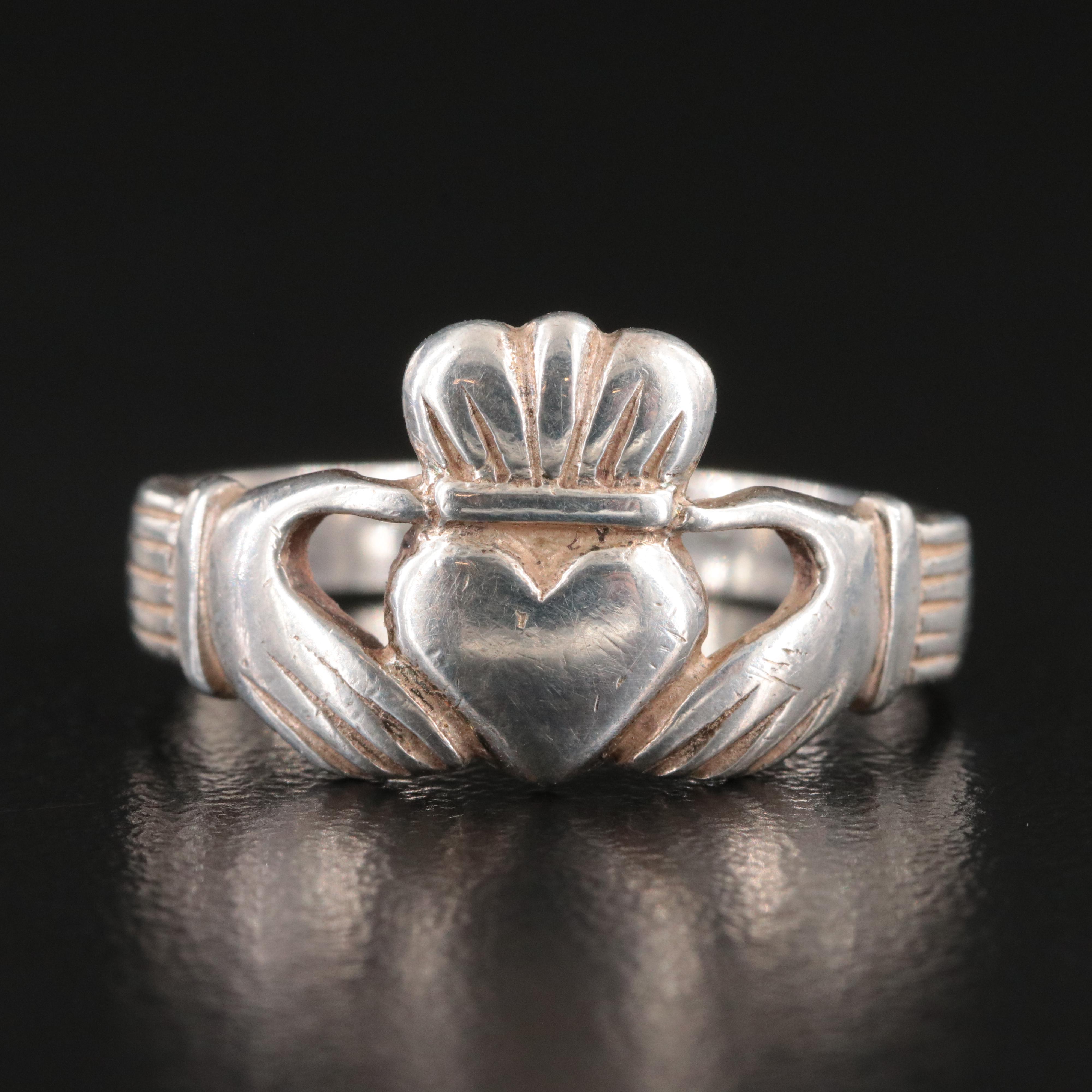 Sterling Claddagh Ring