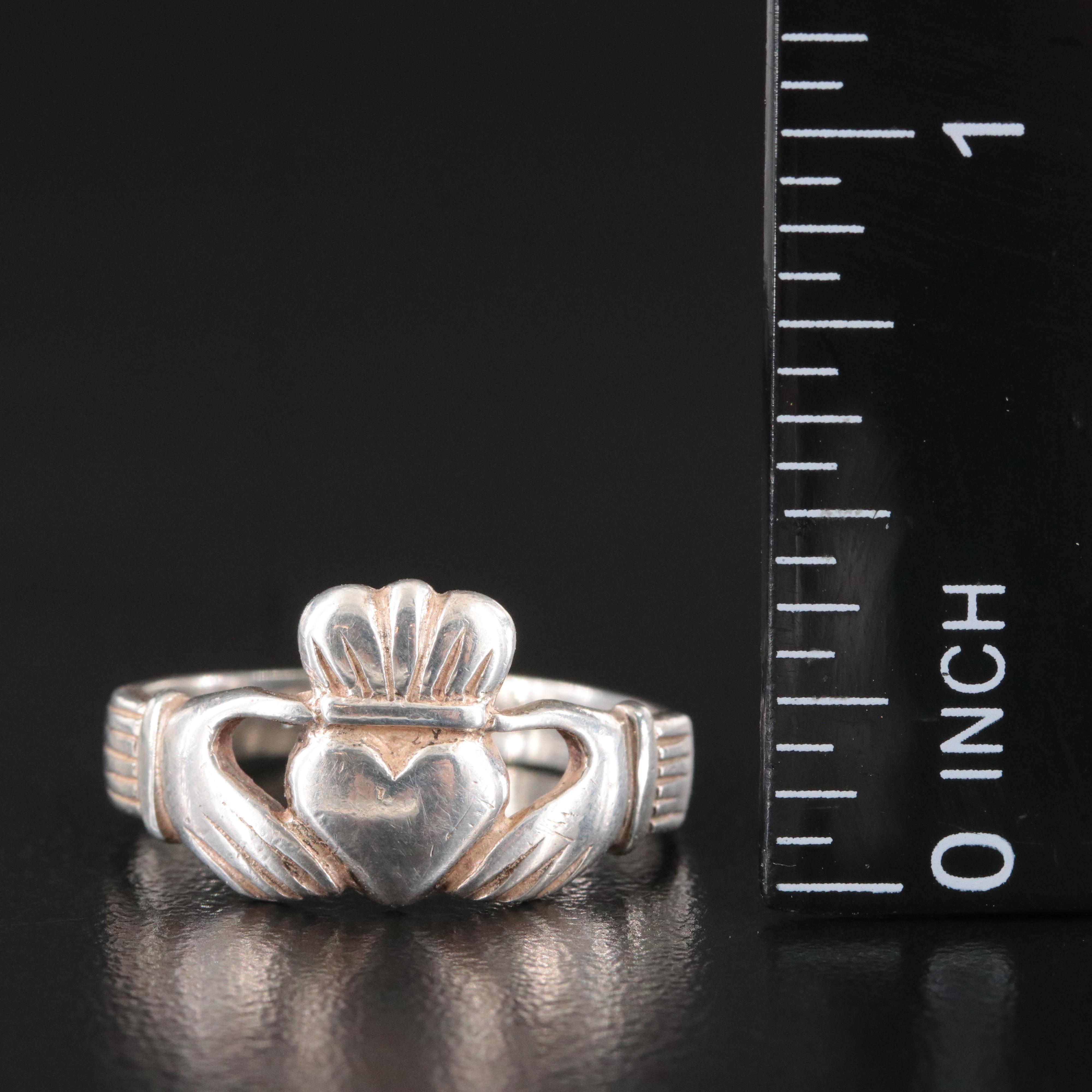 Sterling Claddagh Ring