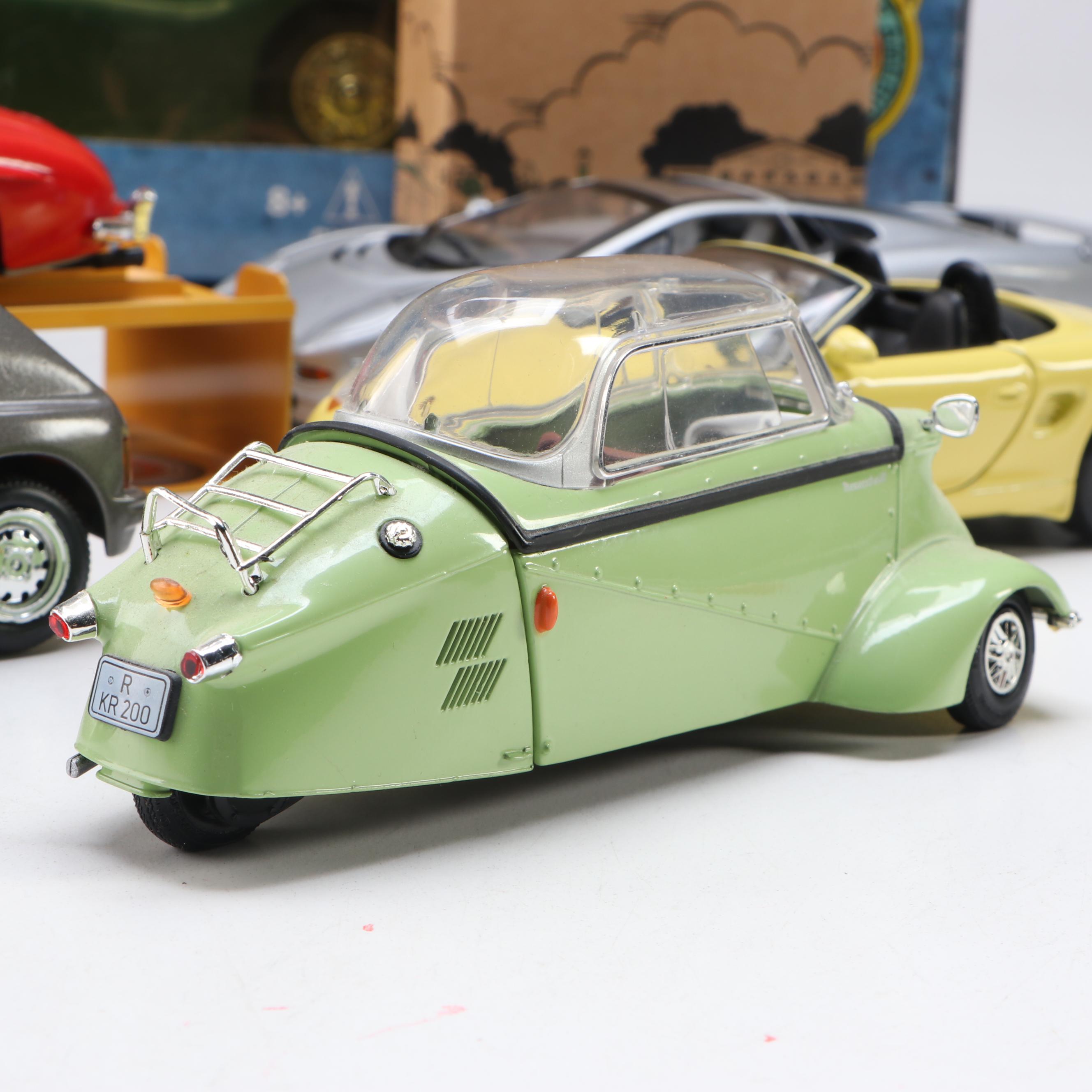 Marx Special Edition 1953 Jaguar Sports Car and Other Diecast Vintage Model Cars
