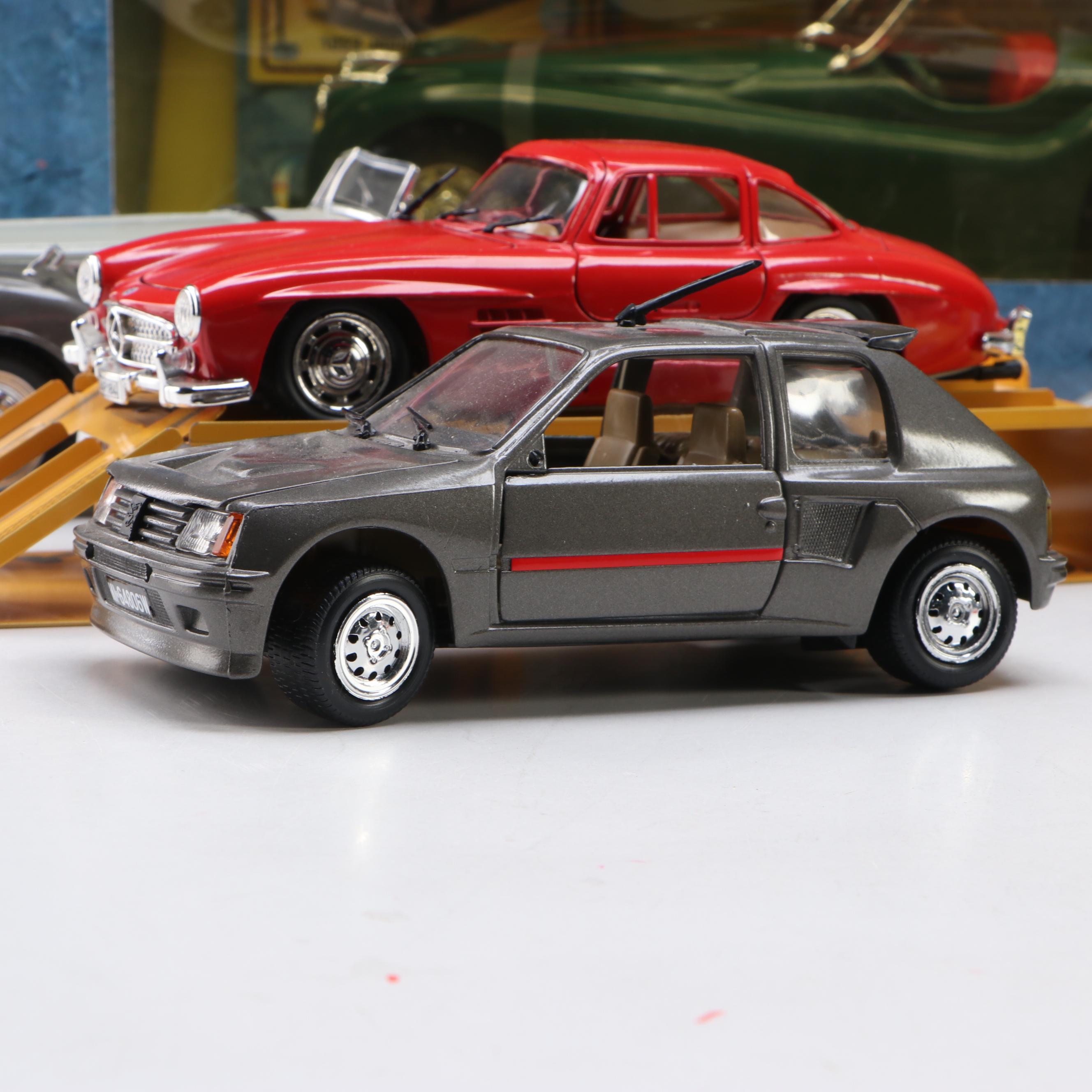 Marx Special Edition 1953 Jaguar Sports Car and Other Diecast Vintage Model Cars