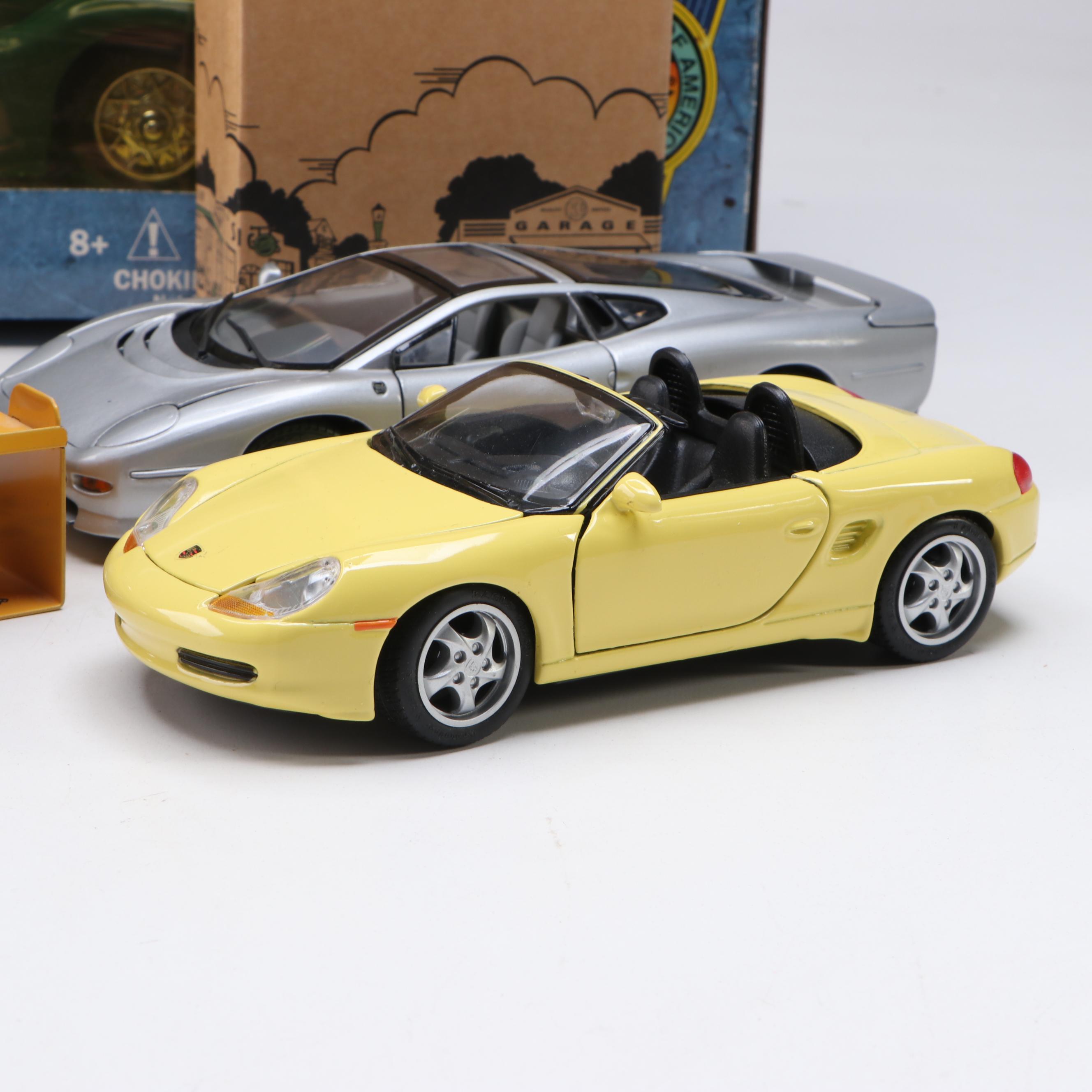 Marx Special Edition 1953 Jaguar Sports Car and Other Diecast Vintage Model Cars