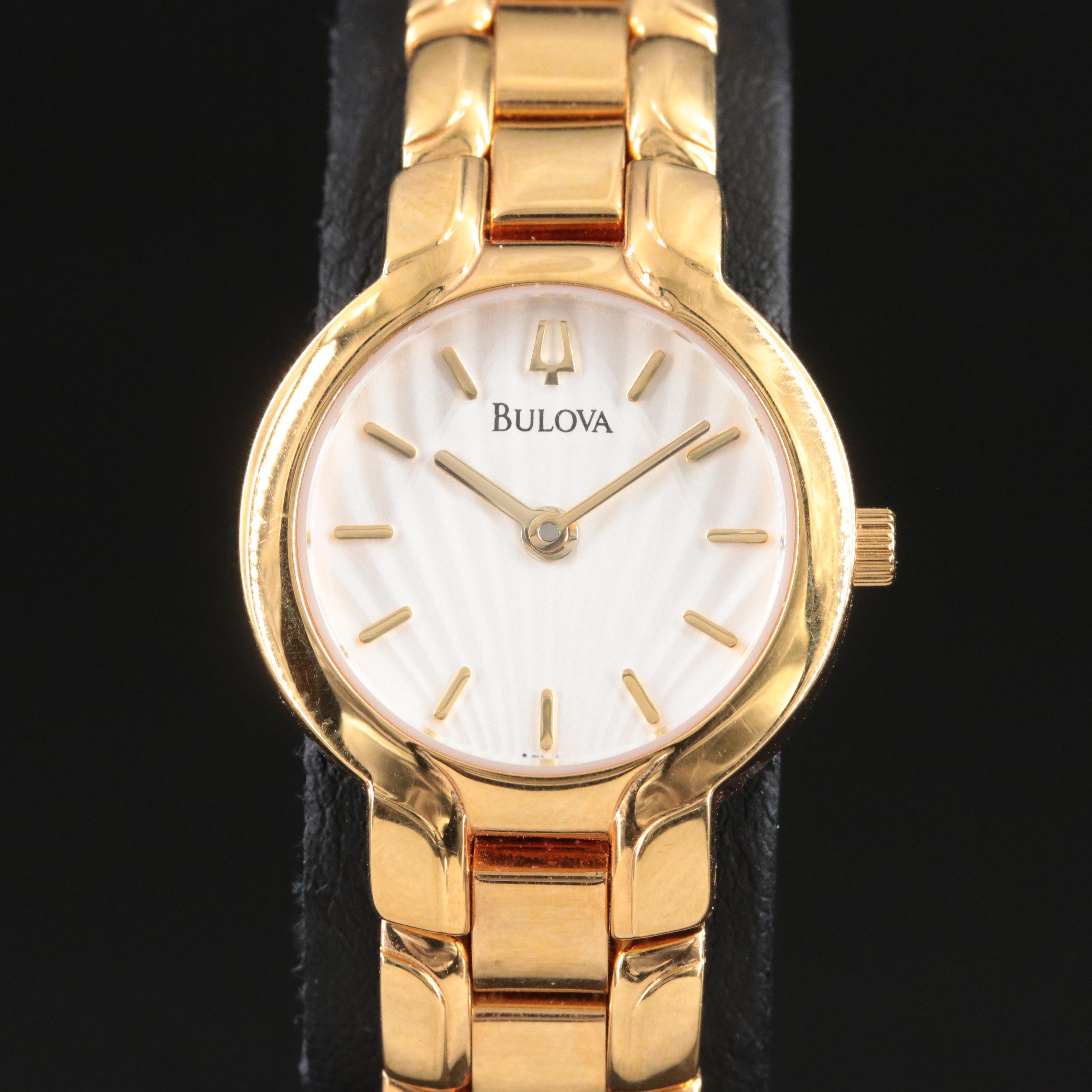 Bulova Gold-Tone Quartz Dress Watch