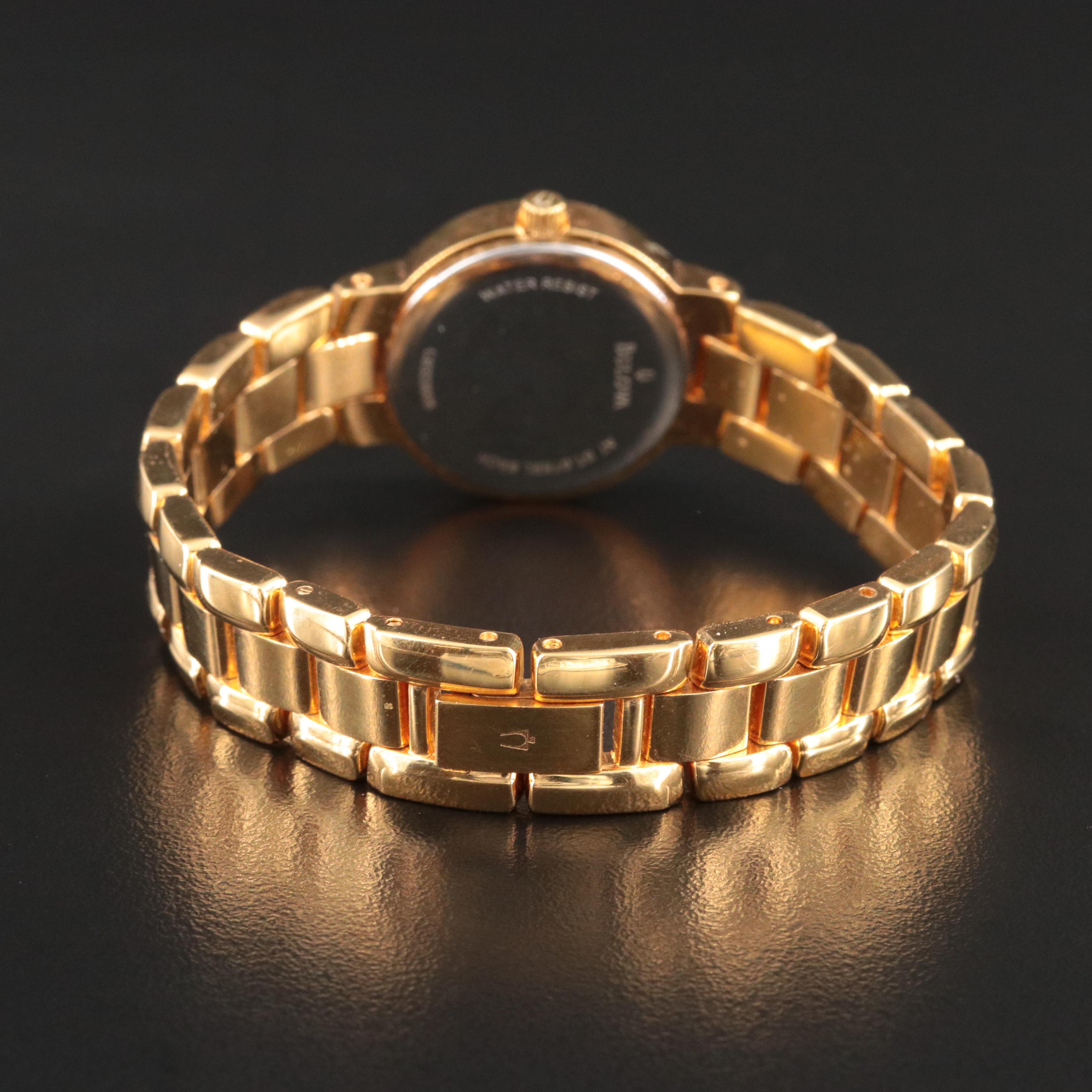 Bulova Gold-Tone Quartz Dress Watch