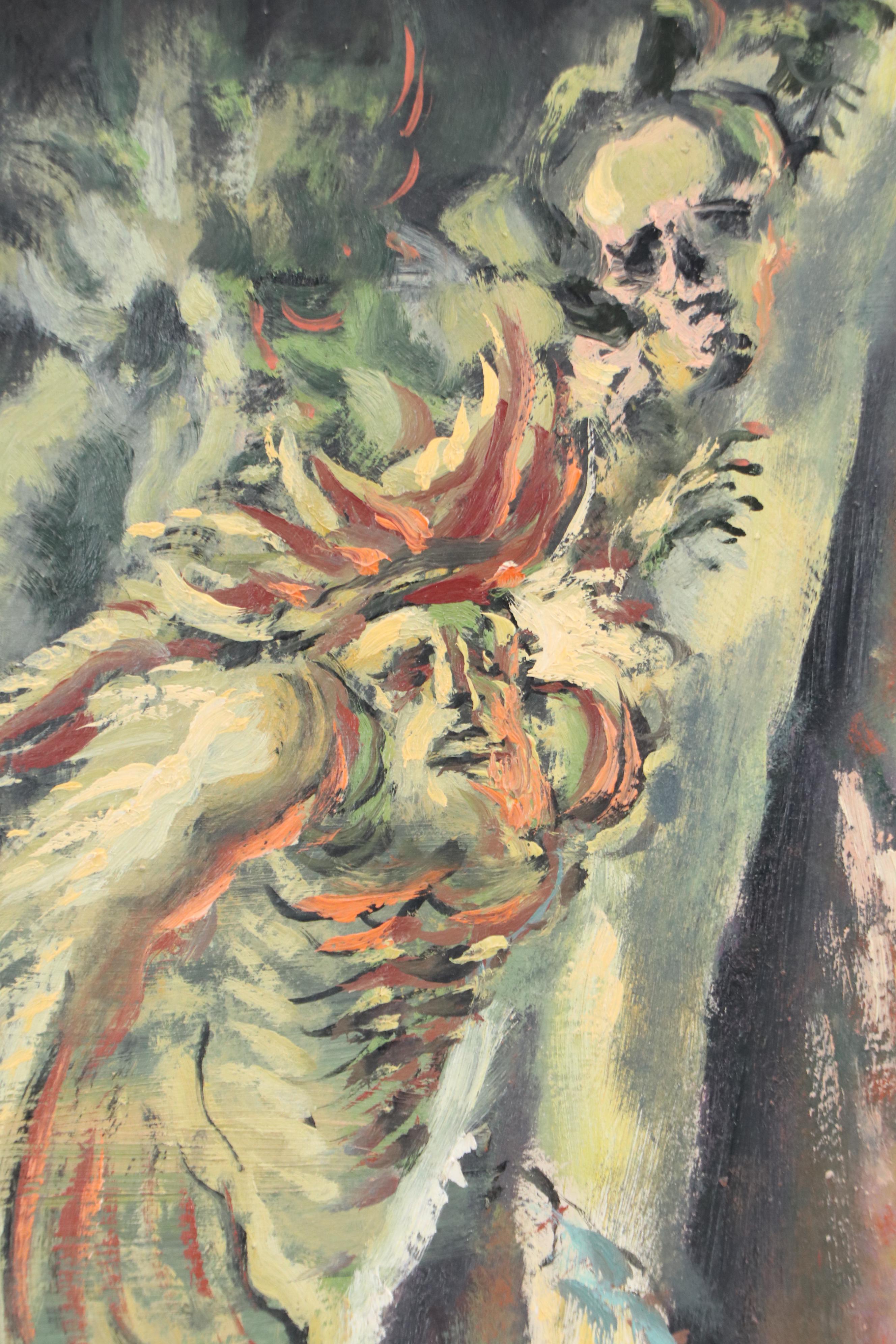 Andrea Granchi Oil Painting "Grande Sognatore (Powerful Dreamer)," 1988