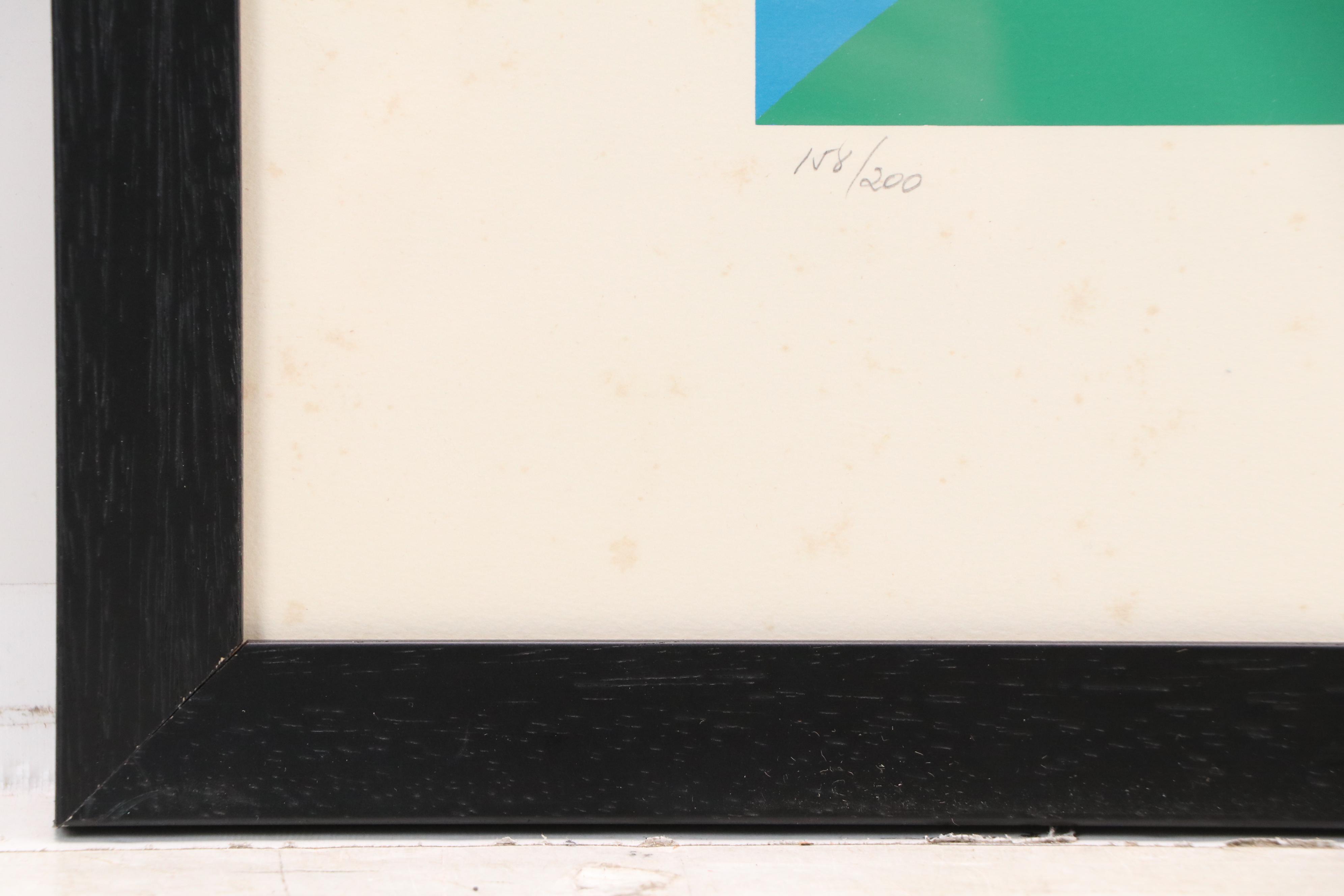 Yaacov Agam Guggenheim Exhibition Serigraph "Panoramagam," 1980