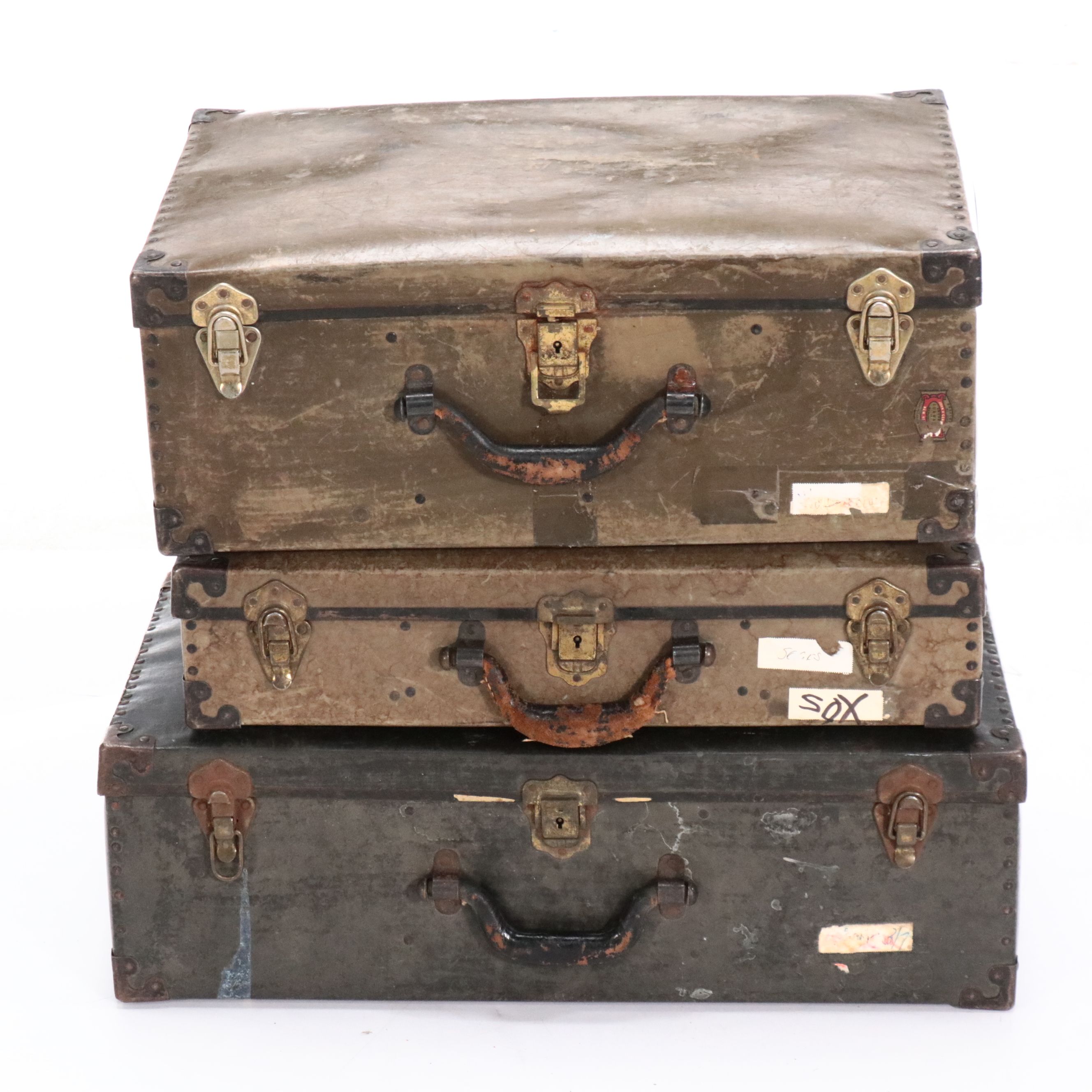 John R. Gerardo and Other Metal Suitcases, Early to Mid-20th Century