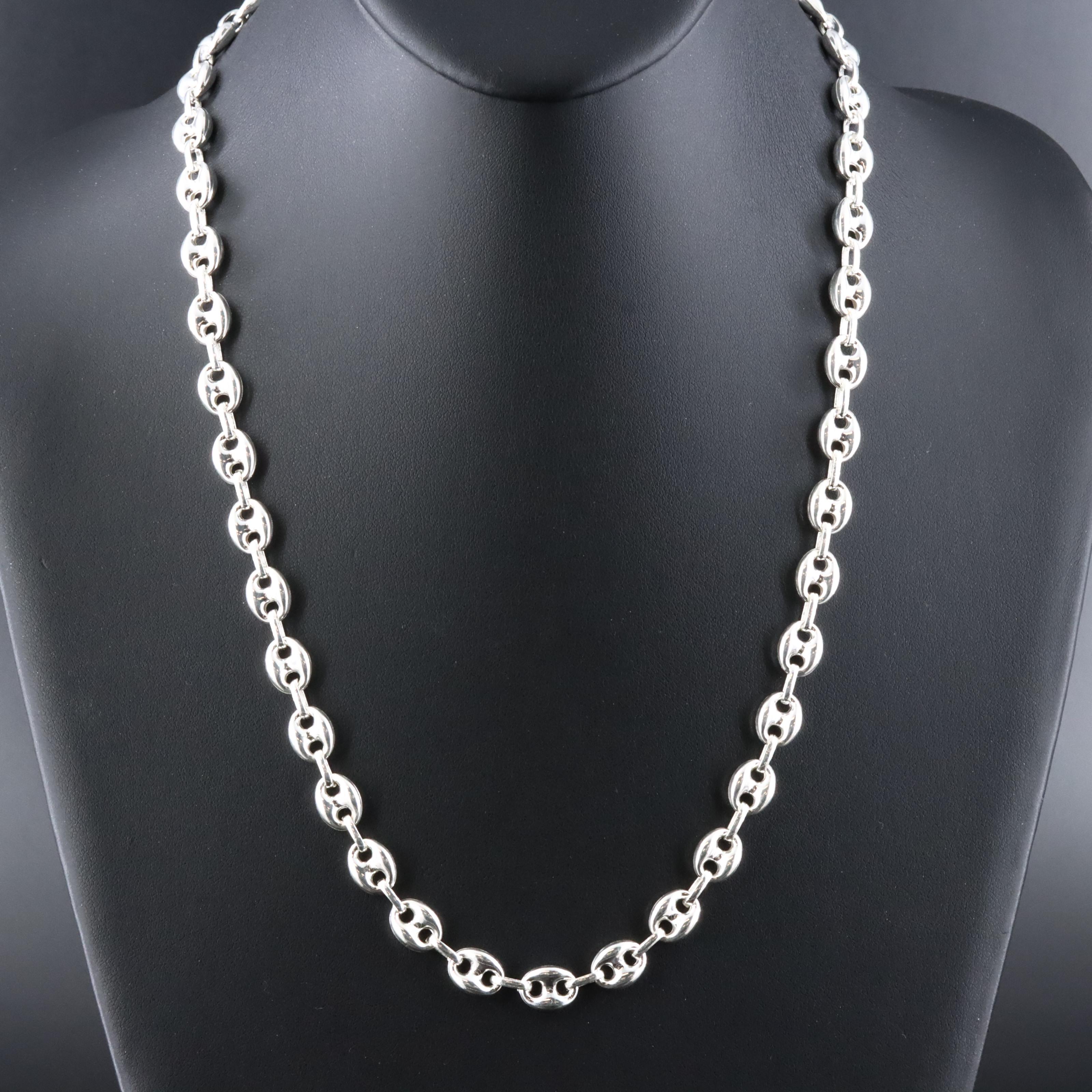 Sterling Mariner Chain Necklace