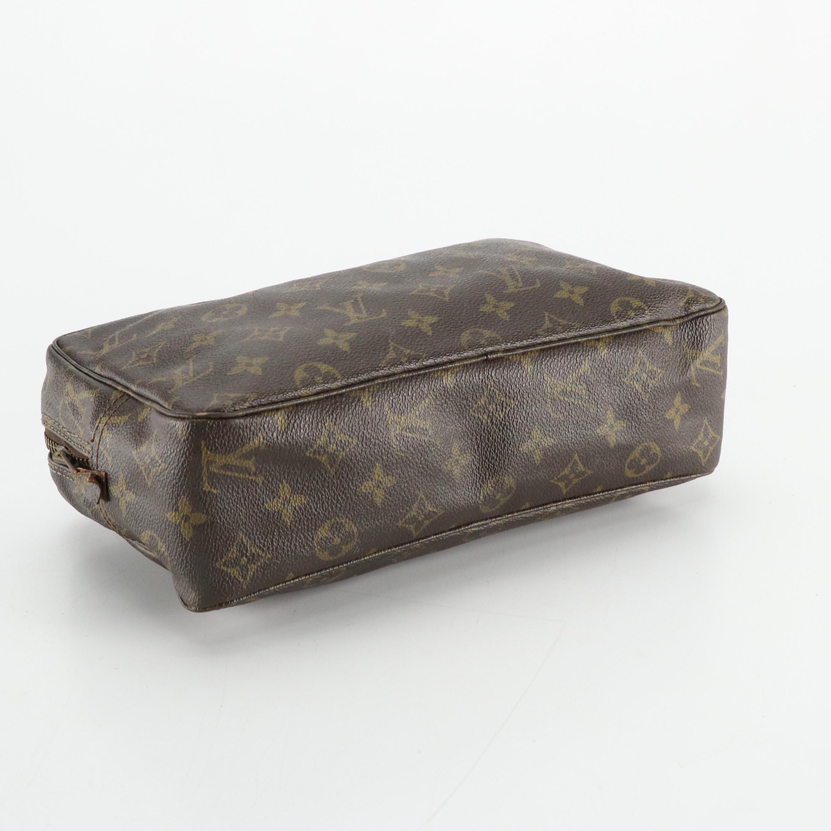 Vintage Louis Vuitton Trousse Toilette 28 Pouch in Monogram Canvas