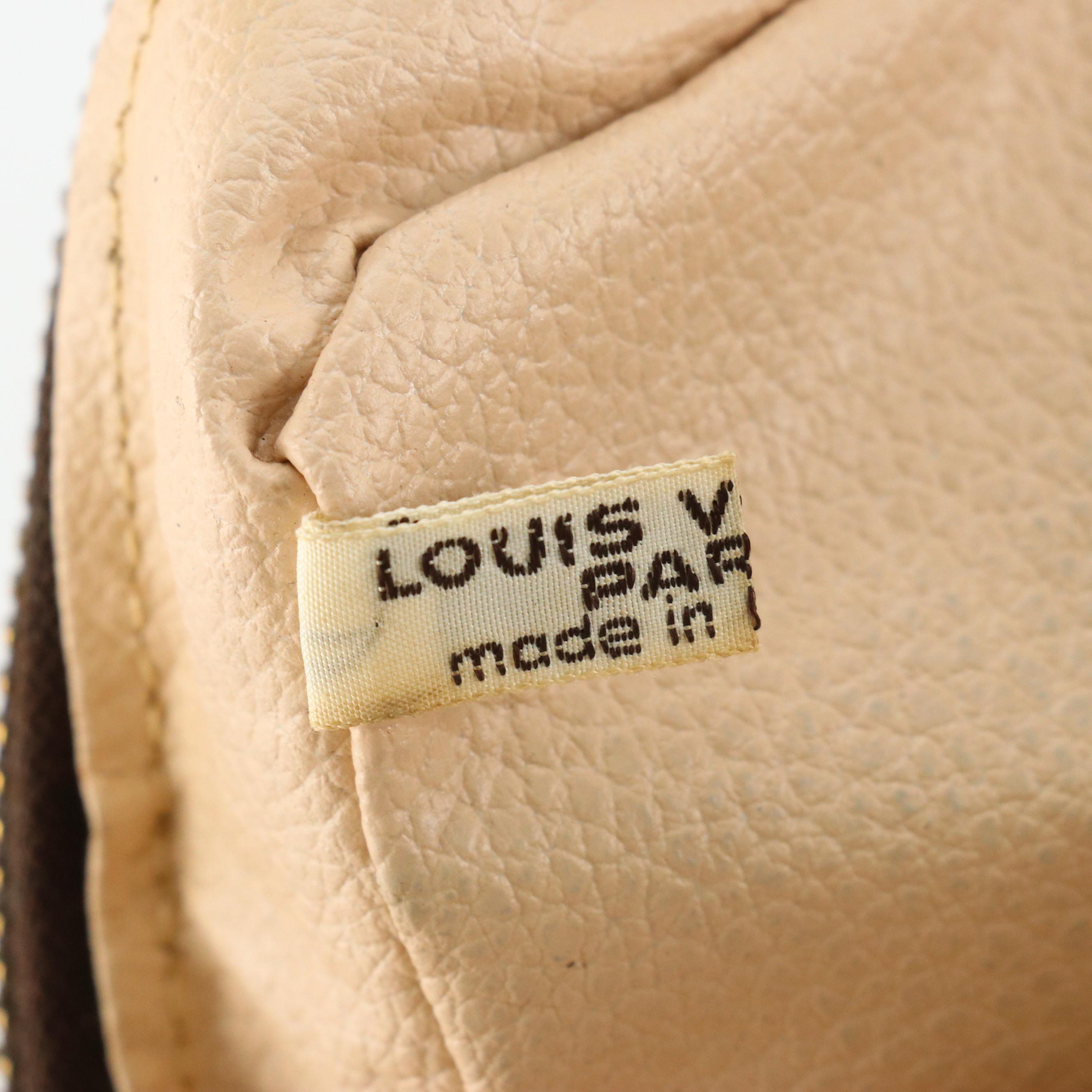 Vintage Louis Vuitton Trousse Toilette 28 Pouch in Monogram Canvas