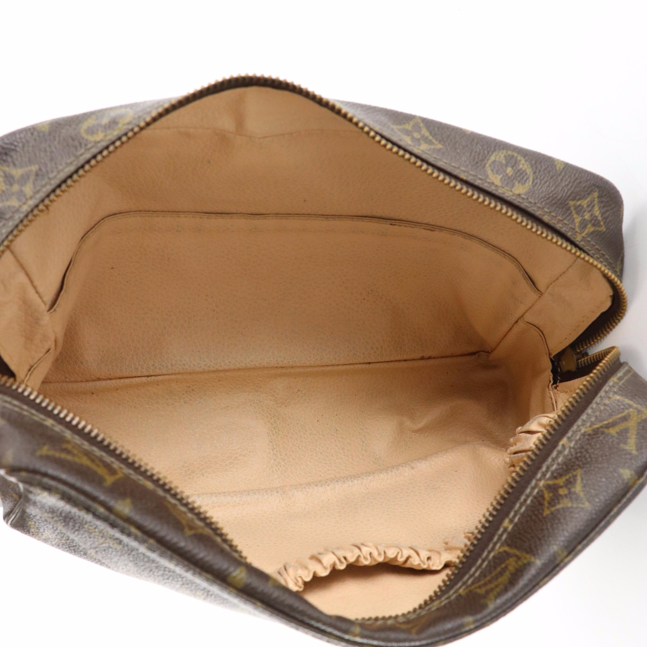 Vintage Louis Vuitton Trousse Toilette 28 Pouch in Monogram Canvas