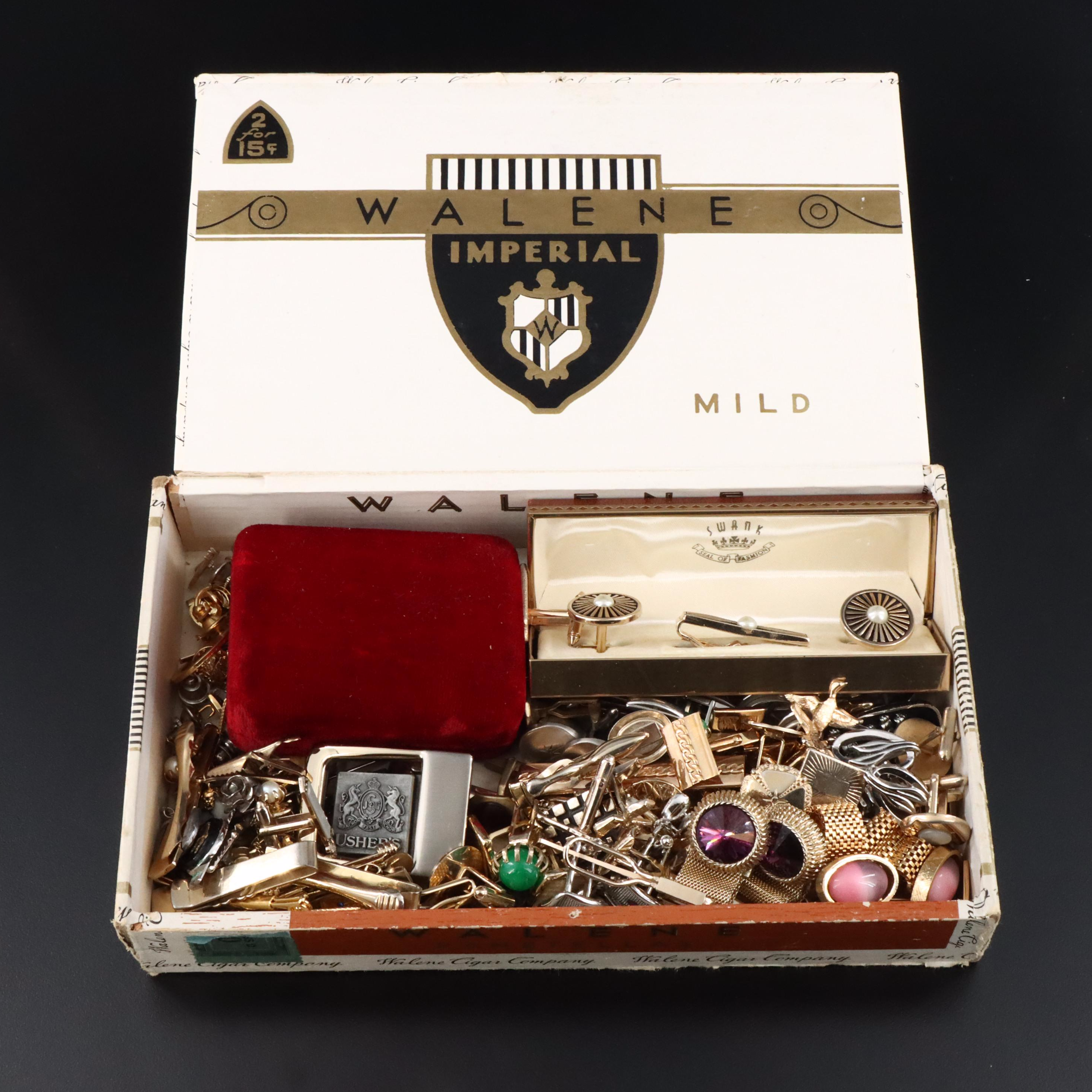 Vintage Cufflink and Pin Collection