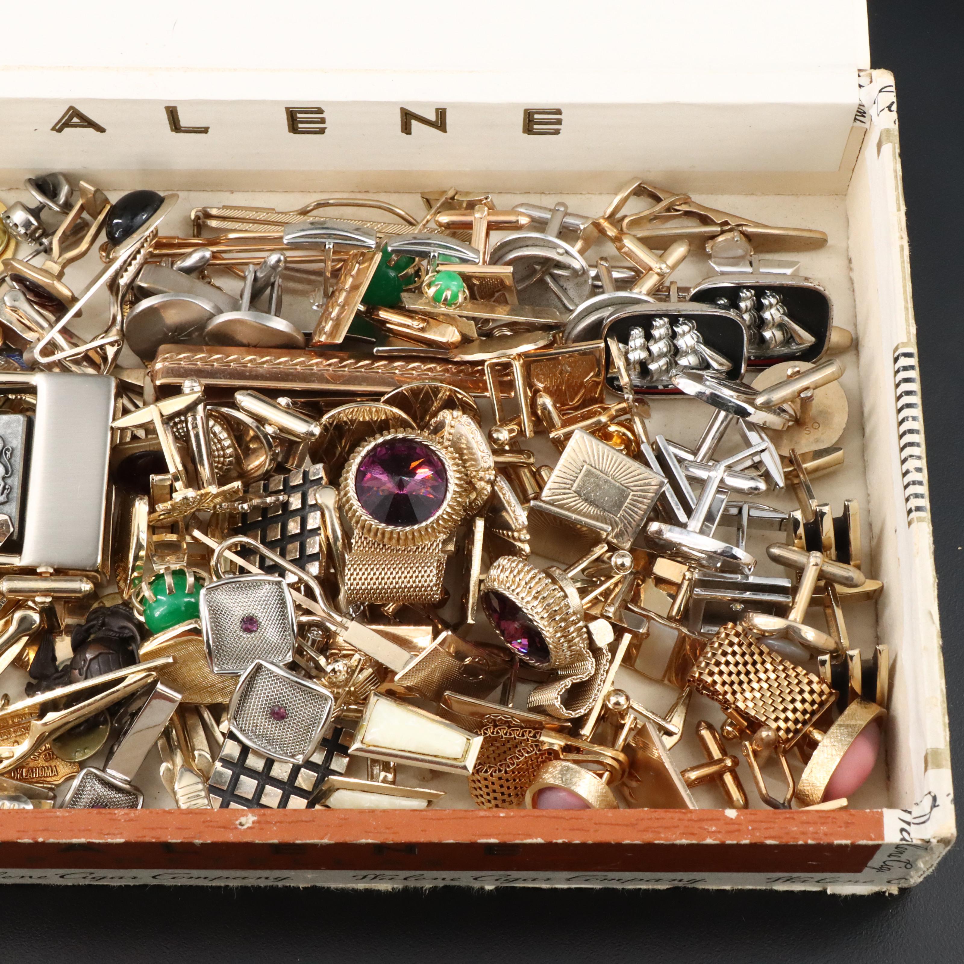 Vintage Cufflink and Pin Collection