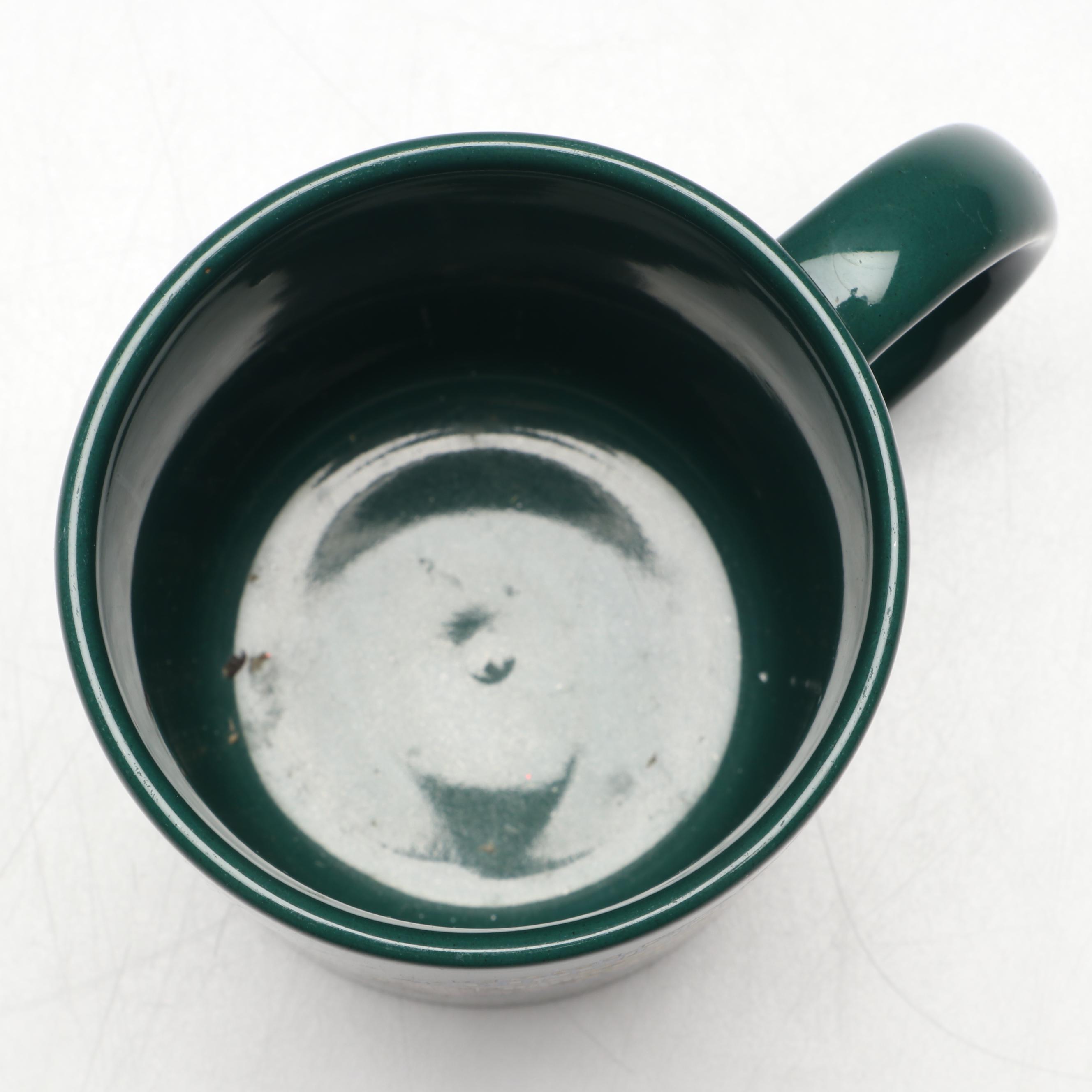 Harley-Davidson "Tin Toy" Vintage Model Motorcycle with Ceramic Mug