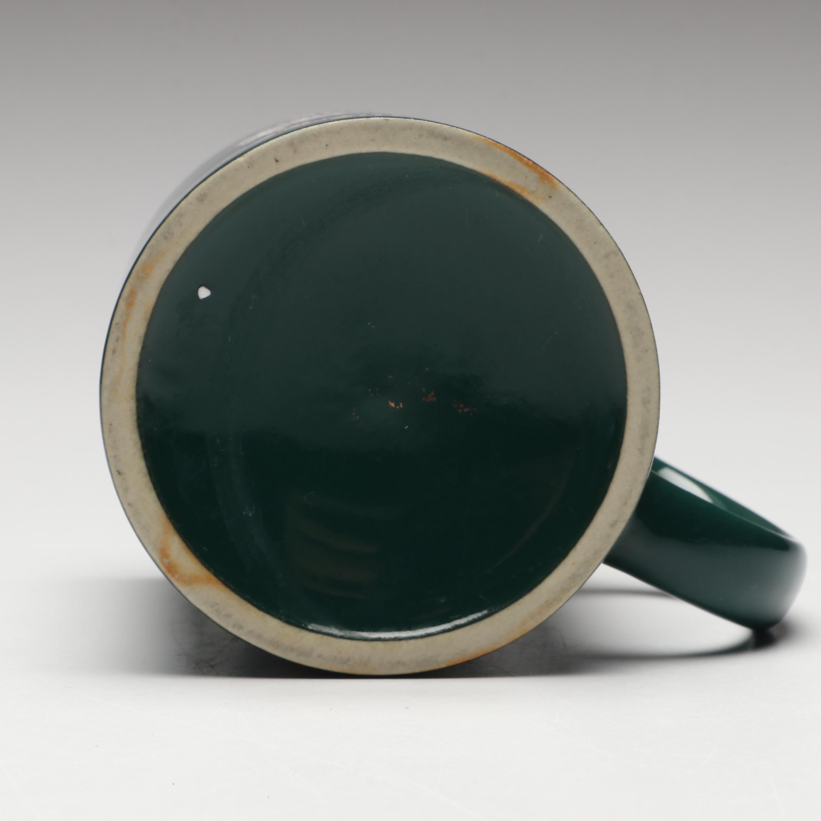 Harley-Davidson "Tin Toy" Vintage Model Motorcycle with Ceramic Mug