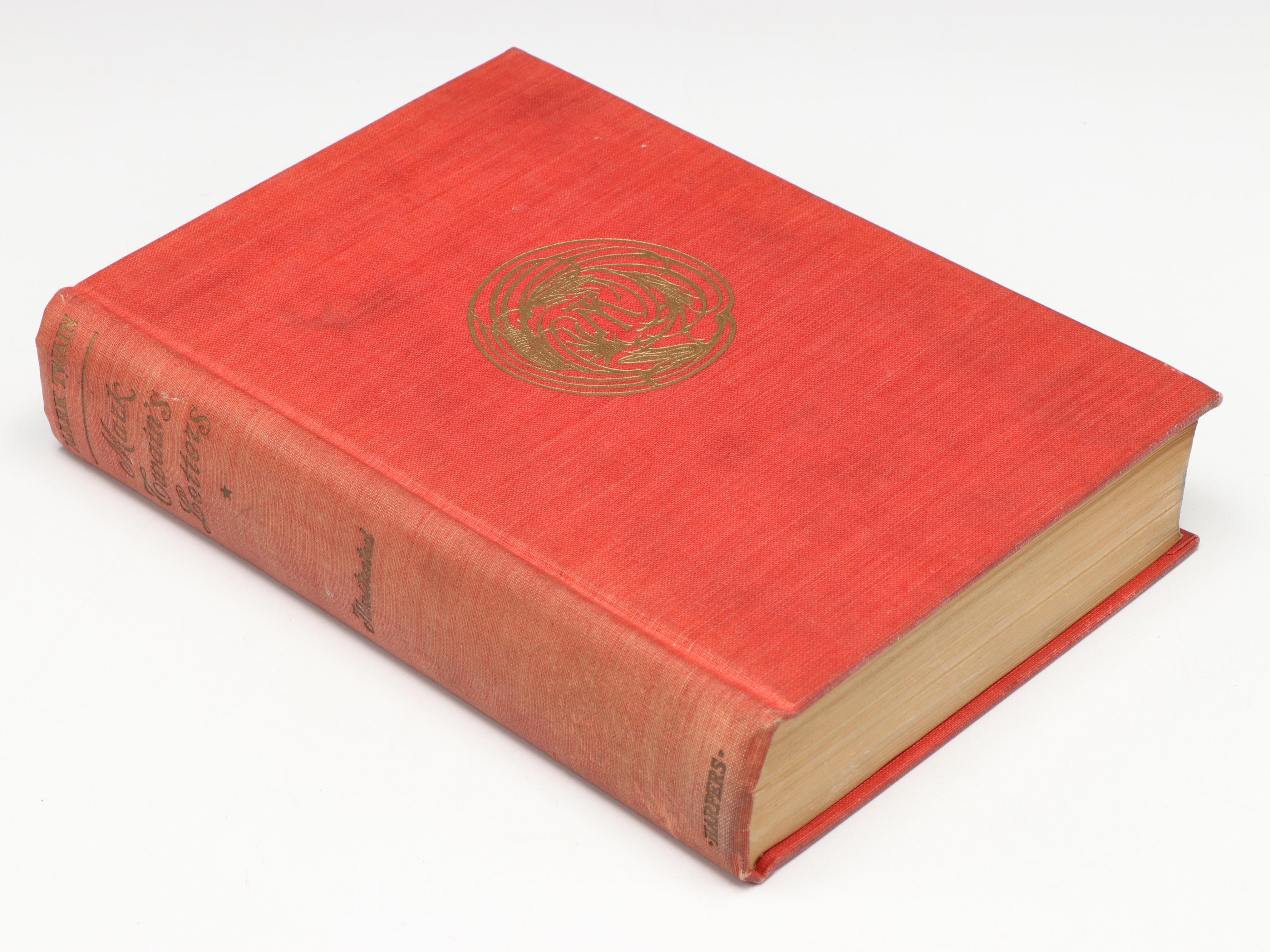 "Mark Twain: A Biography" Three-Volume Set by Albert Bigelow Paine and More