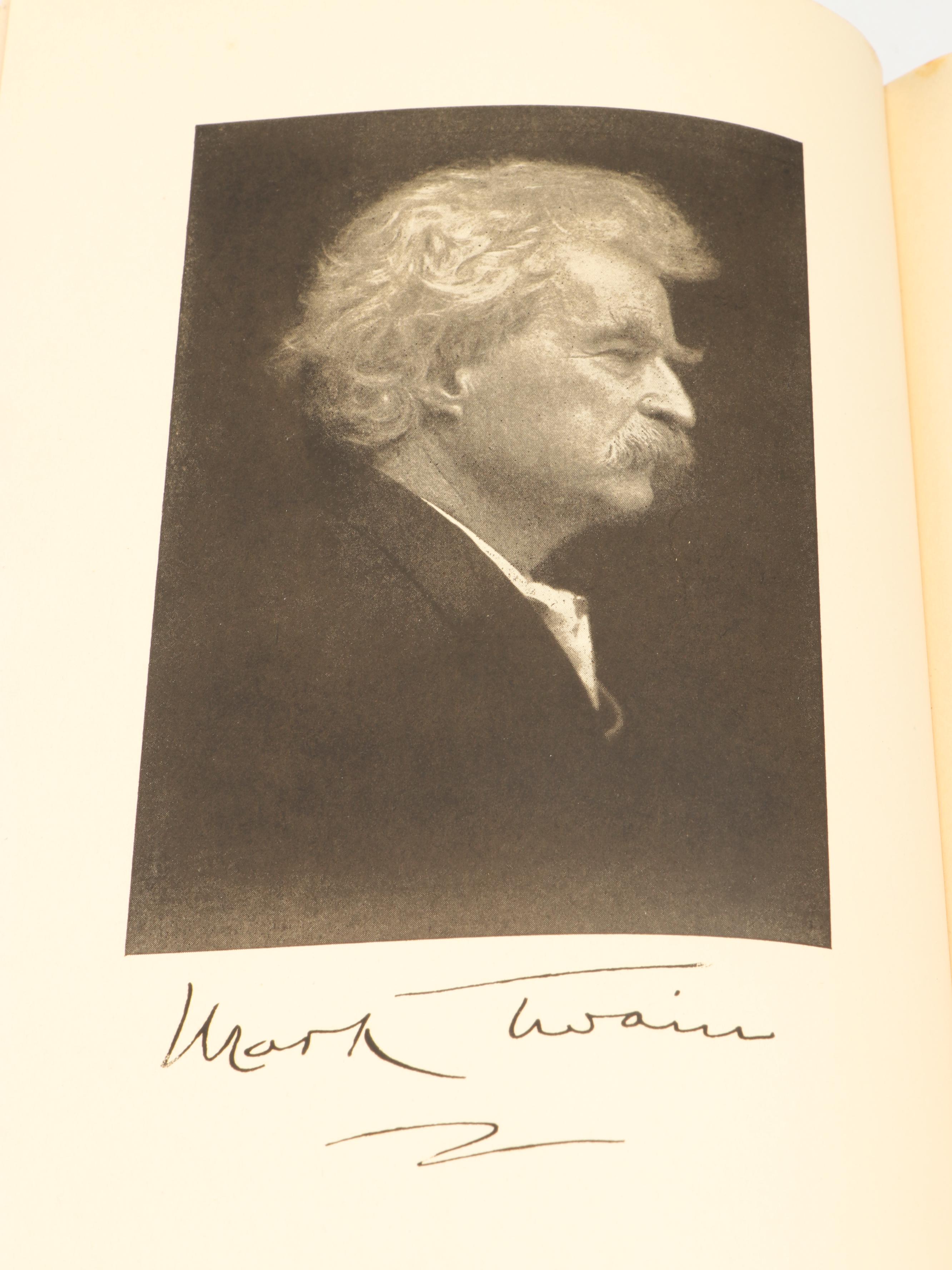"Mark Twain: A Biography" Three-Volume Set by Albert Bigelow Paine and More
