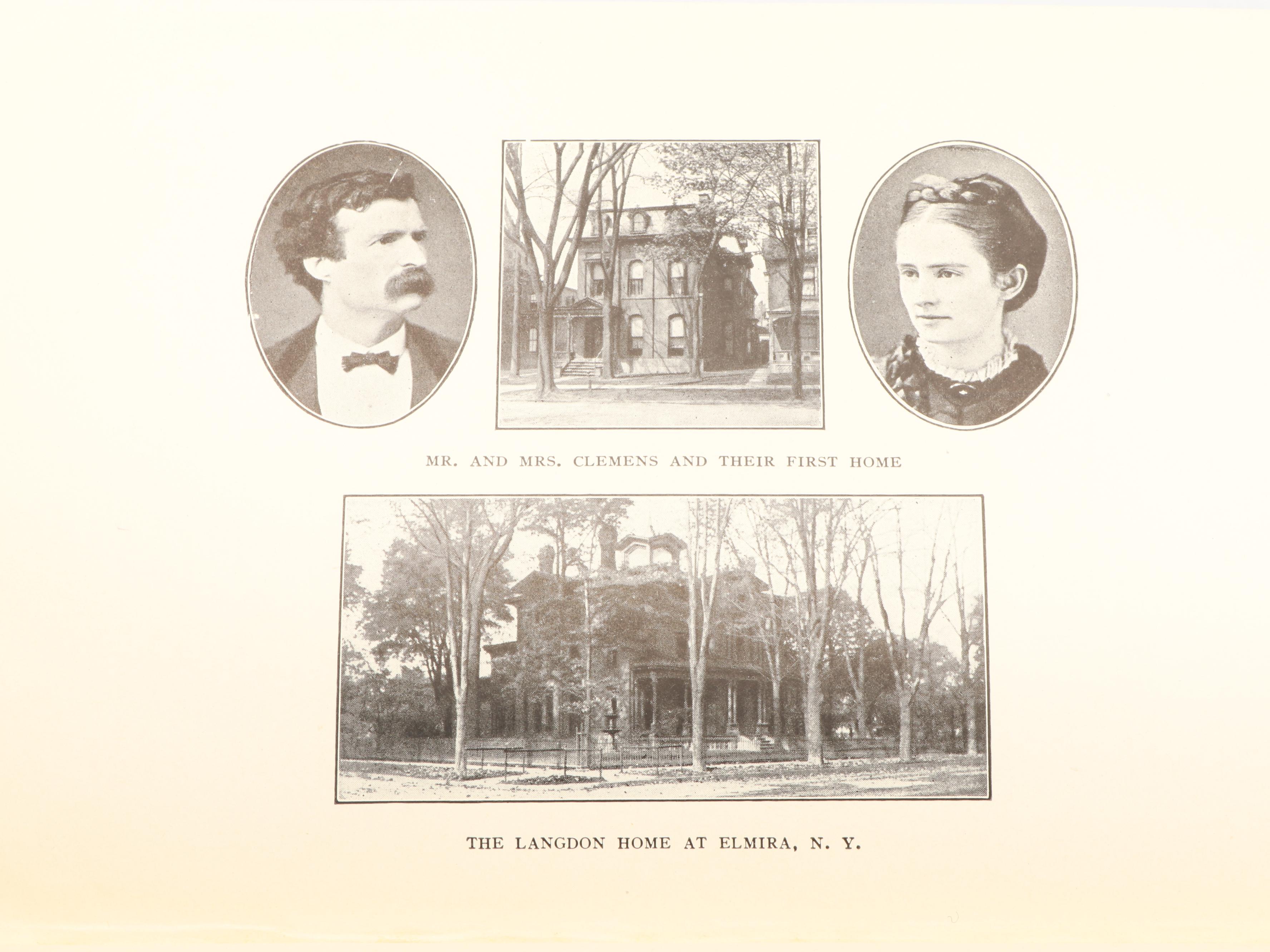 "Mark Twain: A Biography" Three-Volume Set by Albert Bigelow Paine and More