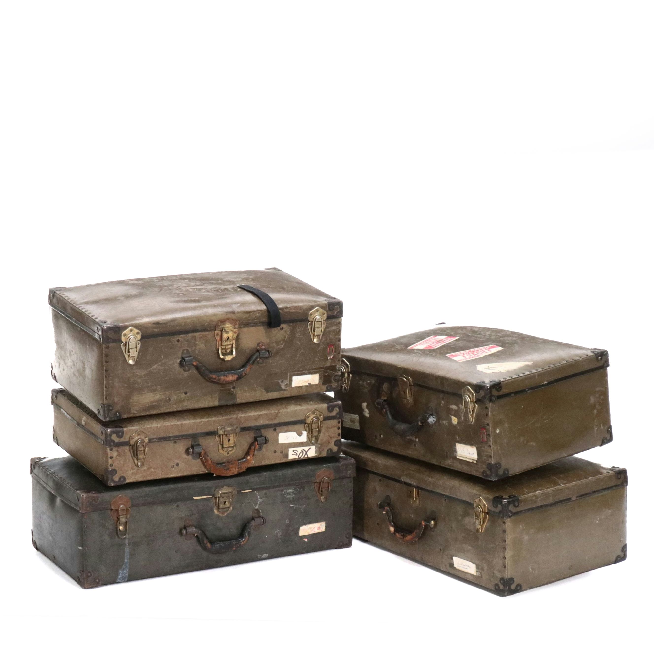 John R. Gerardo and Other Metal Suitcases, Early to Mid-20th Century