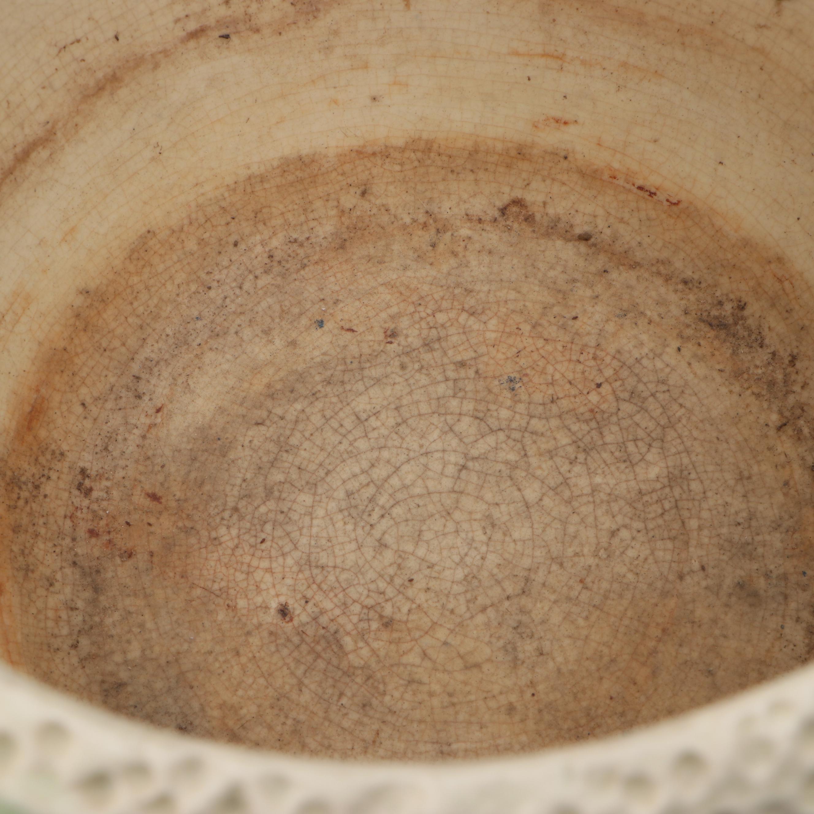 Roseville Pottery Embossed Floral Planter