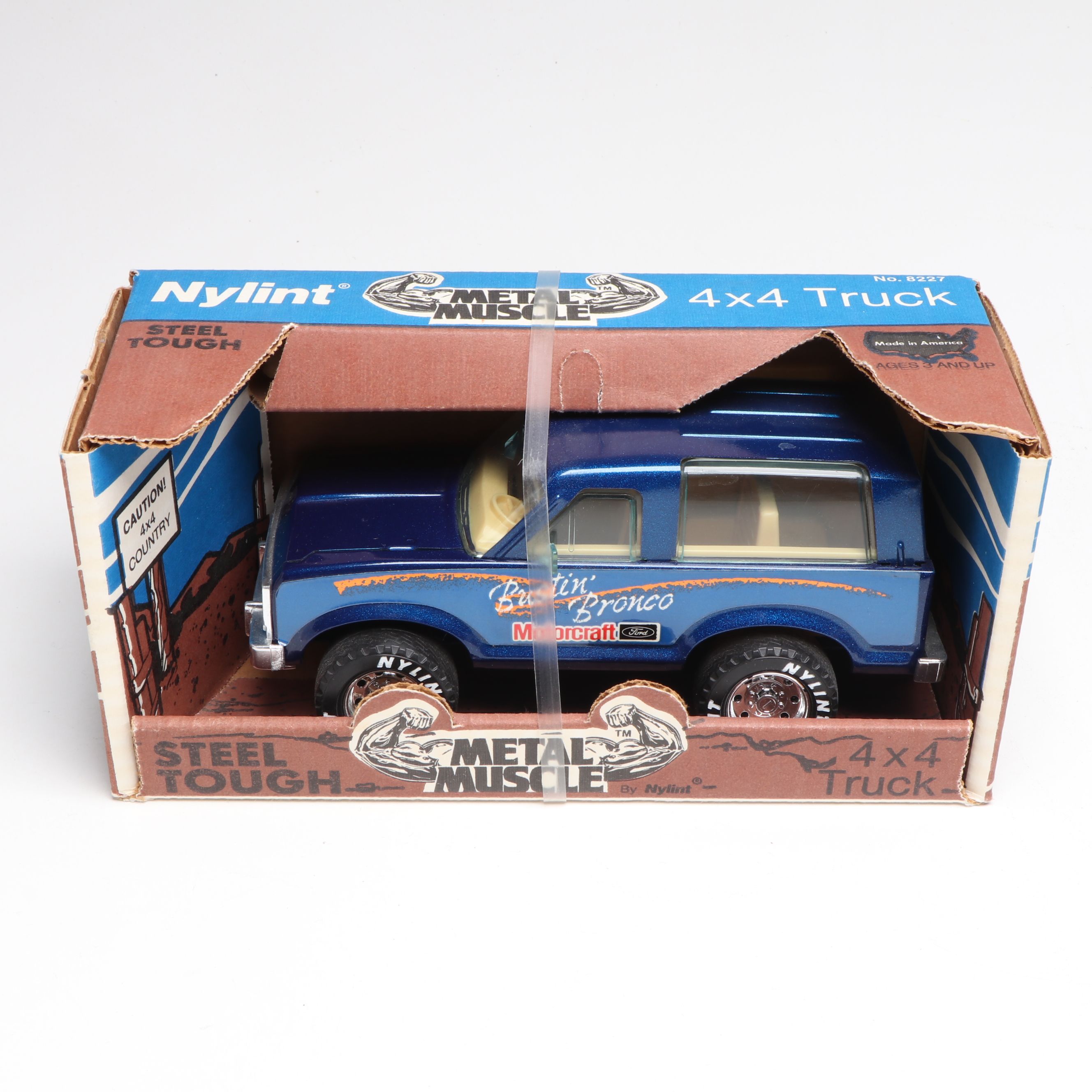 Nylint "Bustin' Bronco" 4x4 Steel Truck with Ford and Other Diecast Vehicles