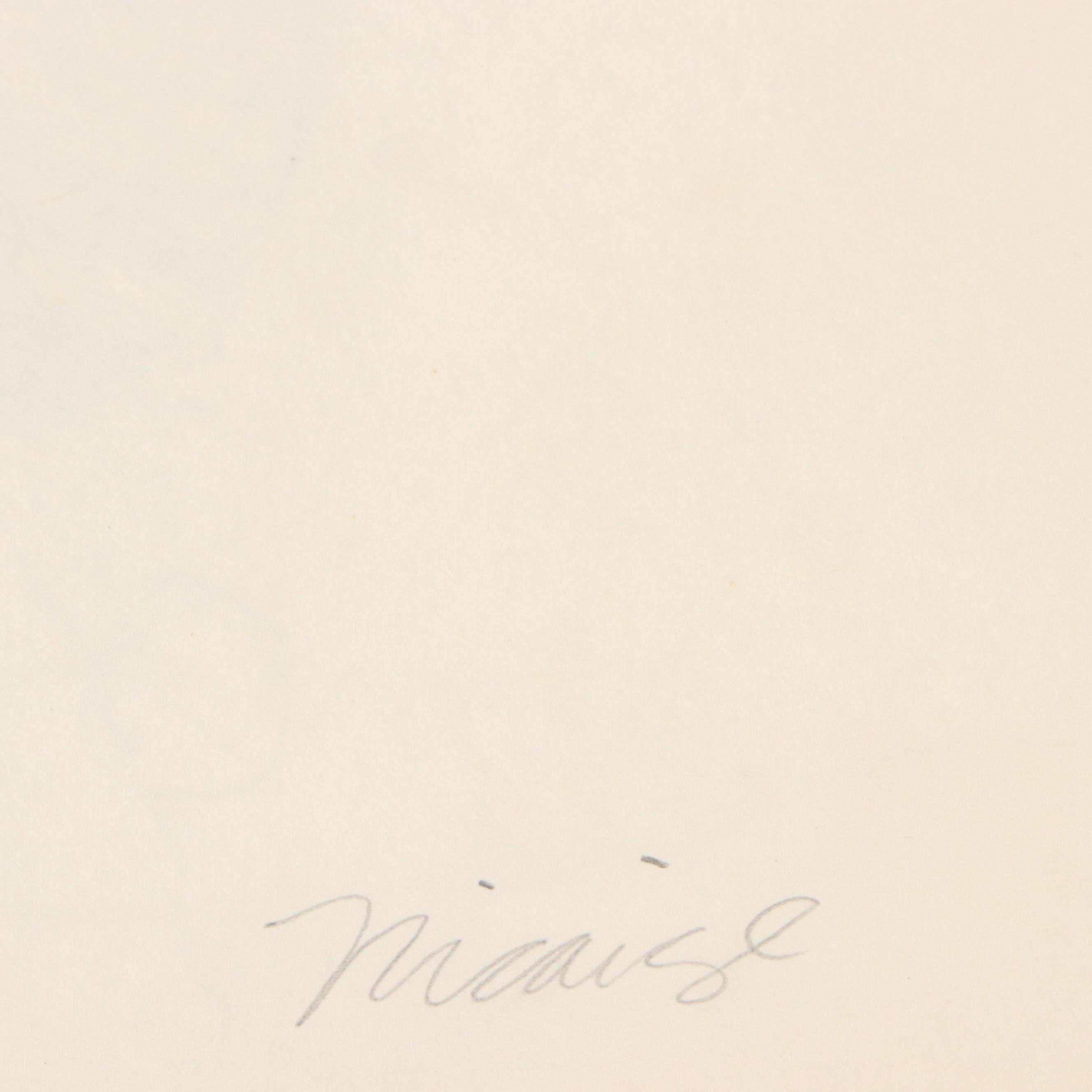 Nicaise Collection of Nude Charcoal Drawings of Lounging Figures, 1978