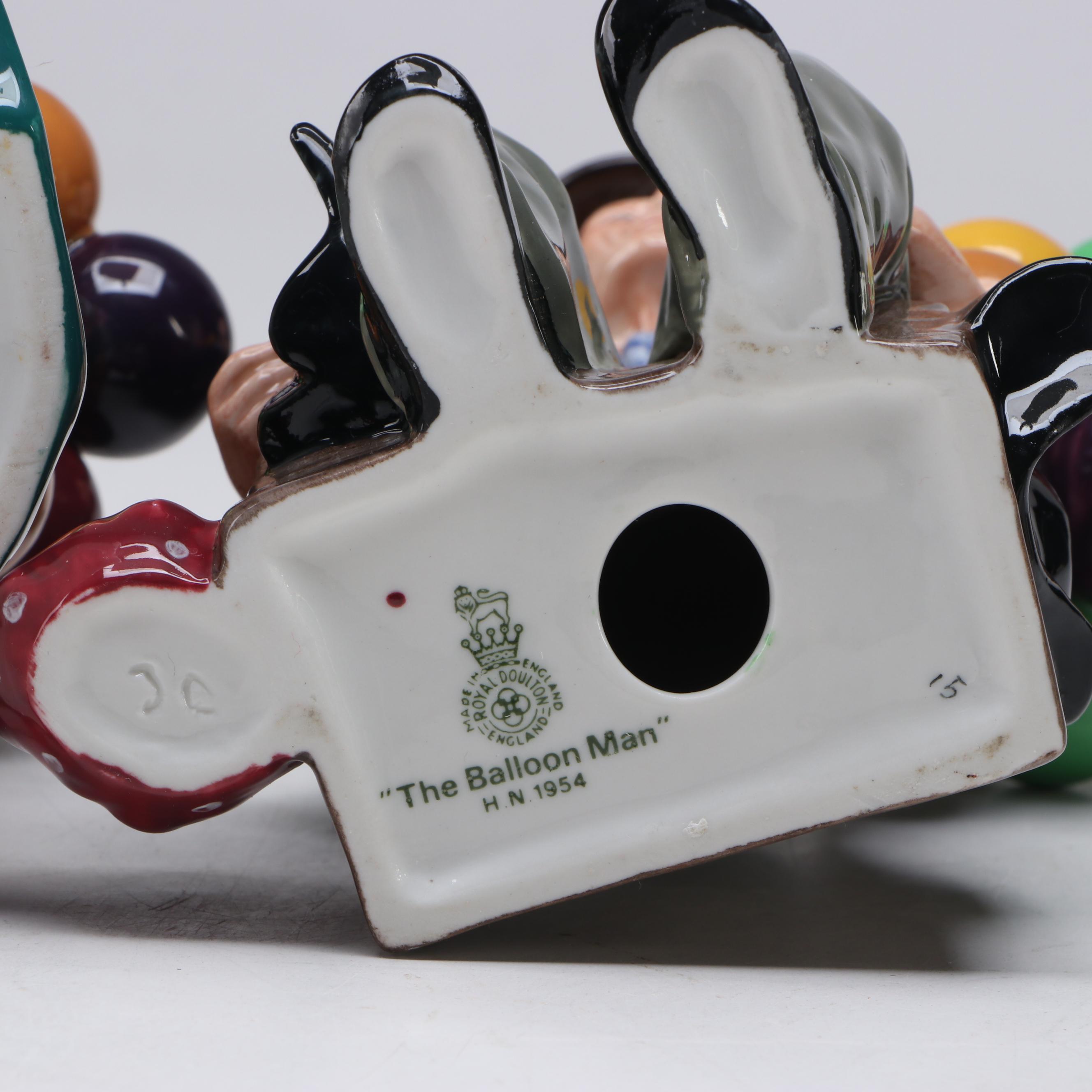 Royal Doulton "The Old Balloon Seller" and "The Balloon Man" Ceramic Figurines
