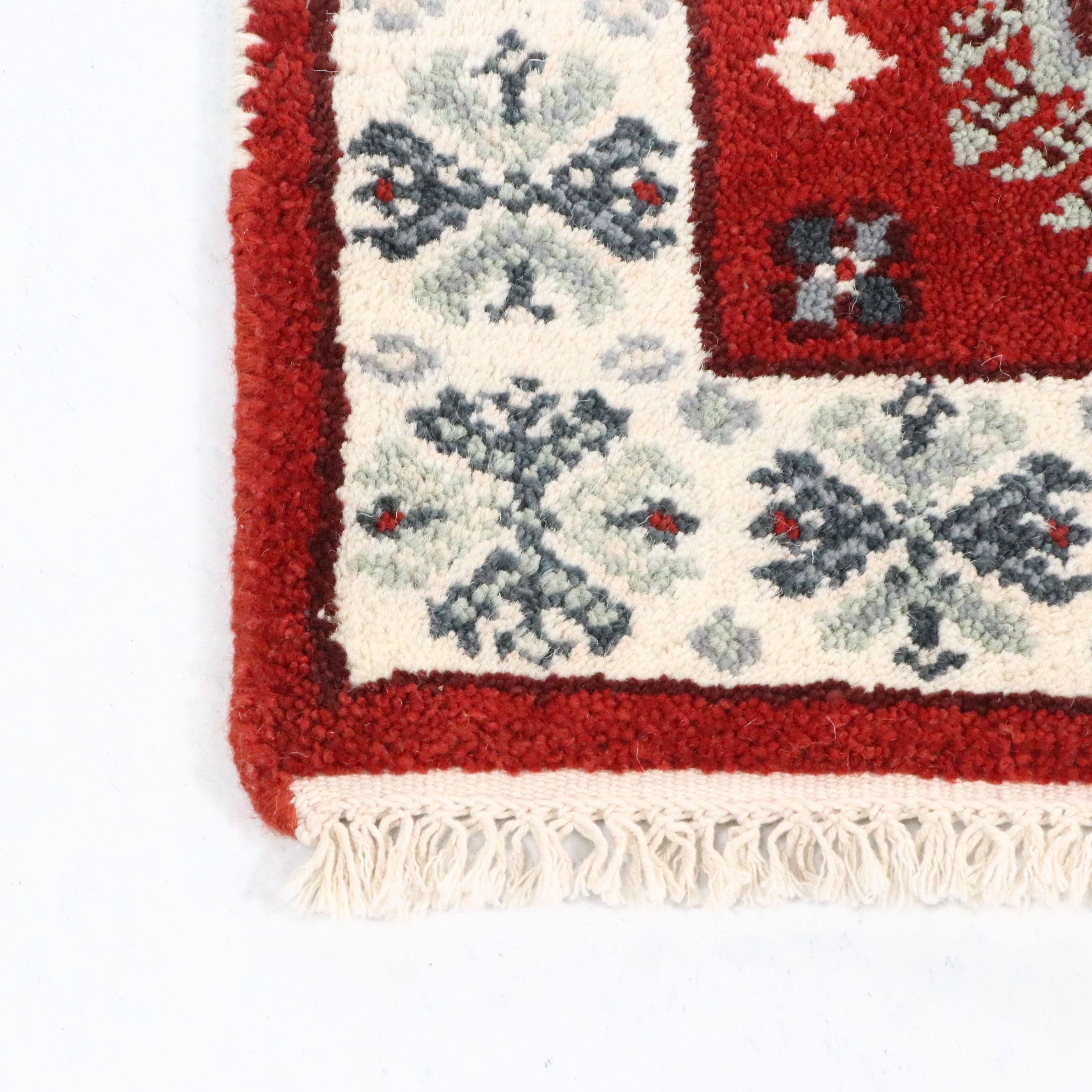 2'2 x 6'2 Hand-Knotted Afghan Kazak Carpet Runner