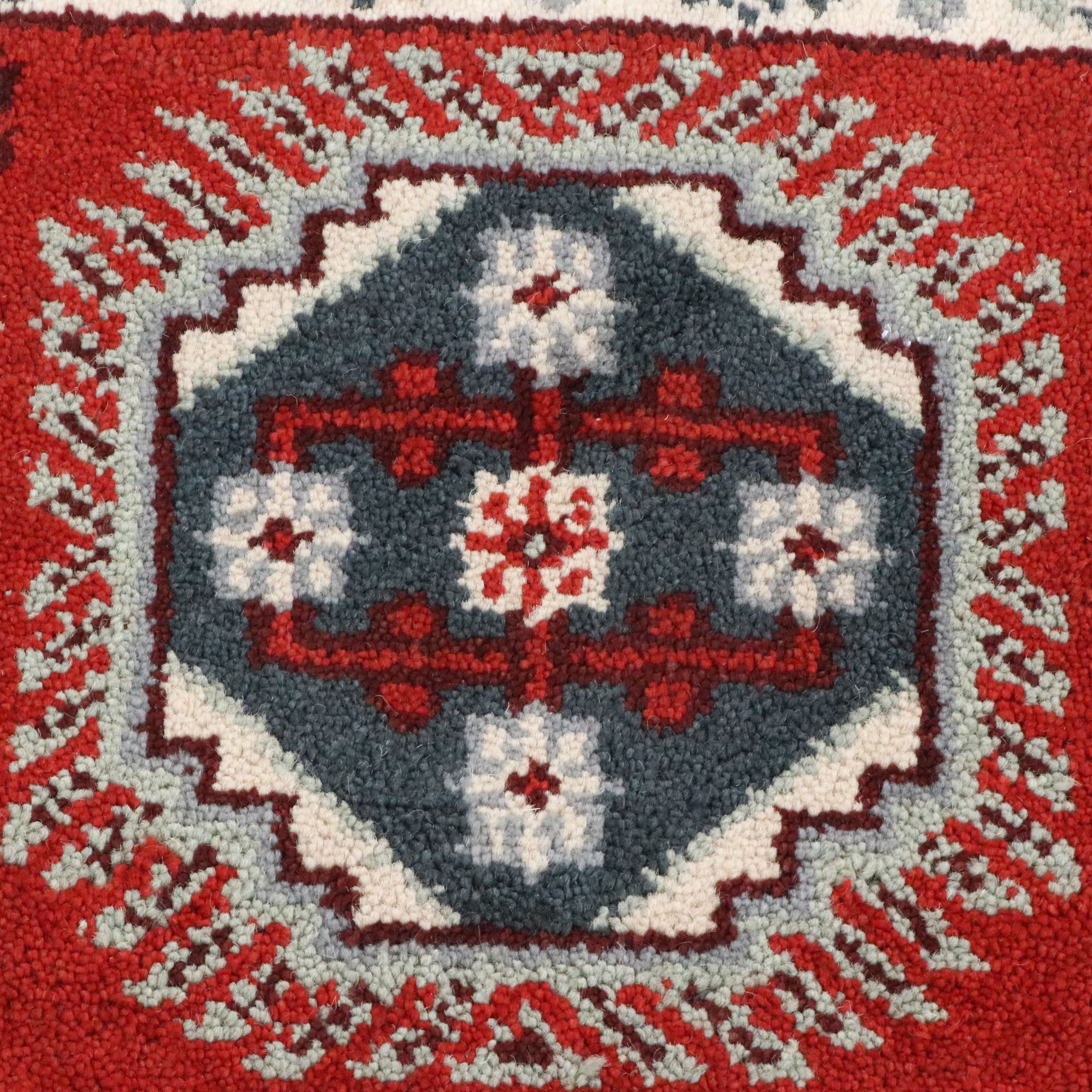 2'2 x 6'2 Hand-Knotted Afghan Kazak Carpet Runner