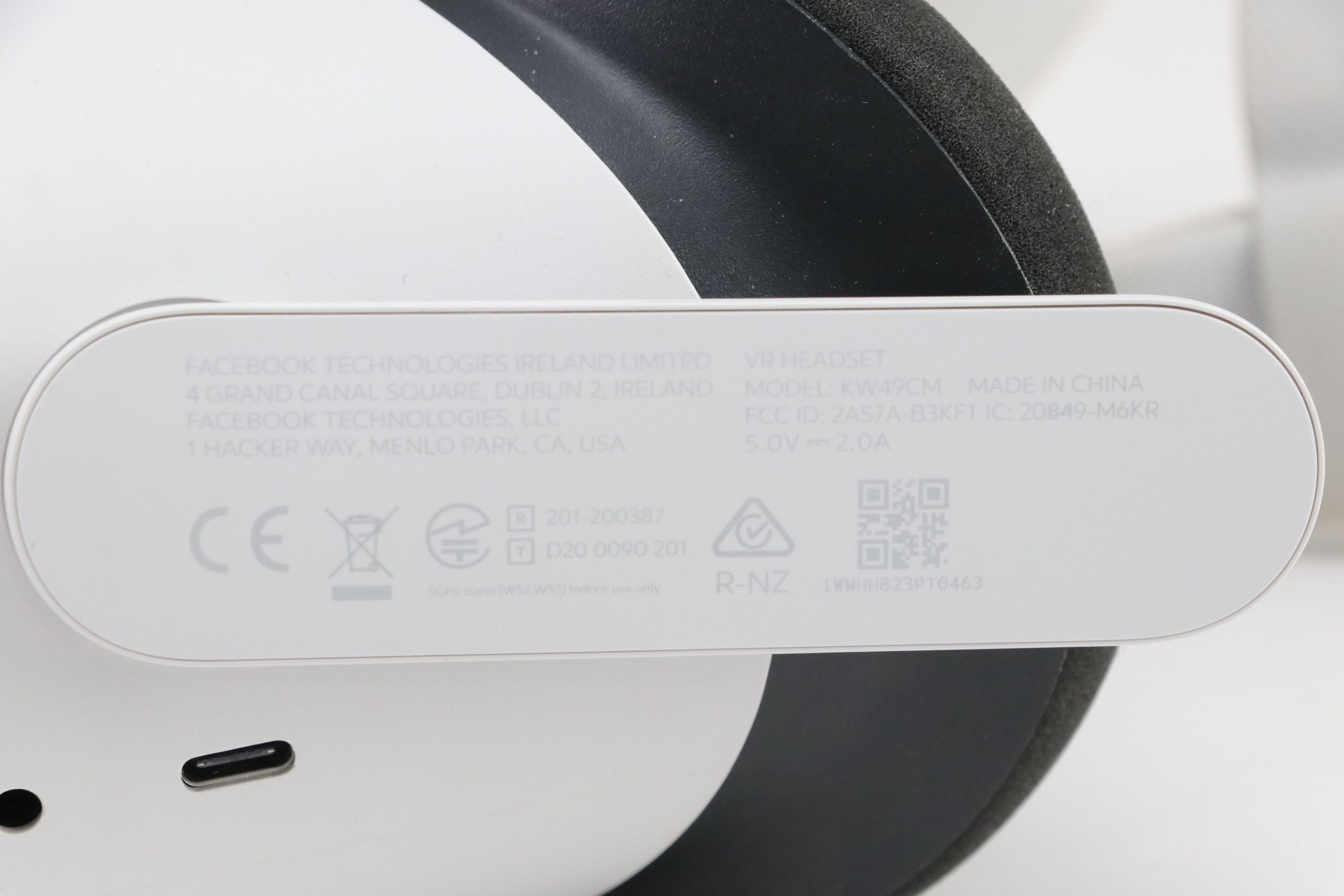 Meta Quest 2 VR Headset and Controllers