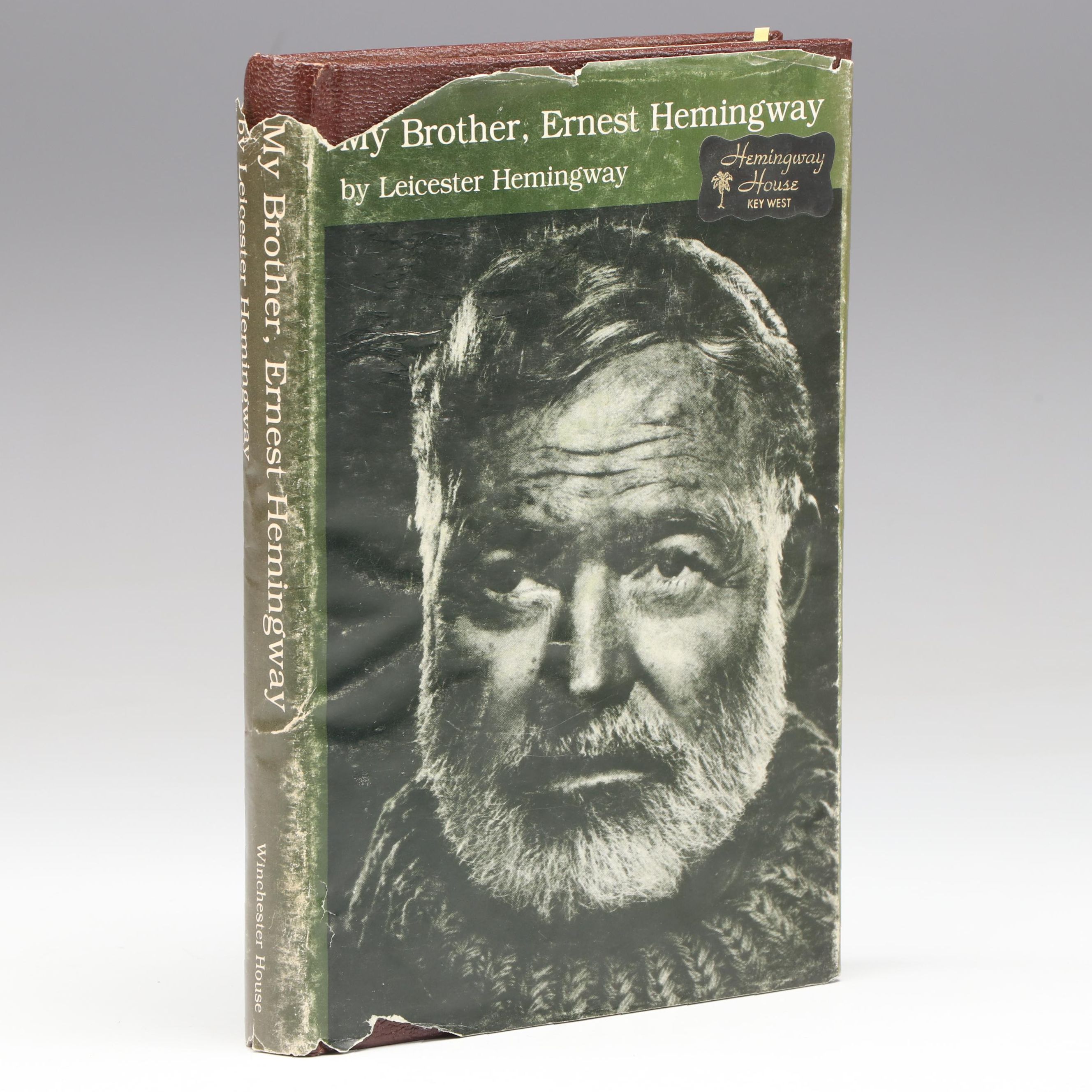 Signed Second Edition "My Brother, Ernest Hemingway" by Leicester Hemingway