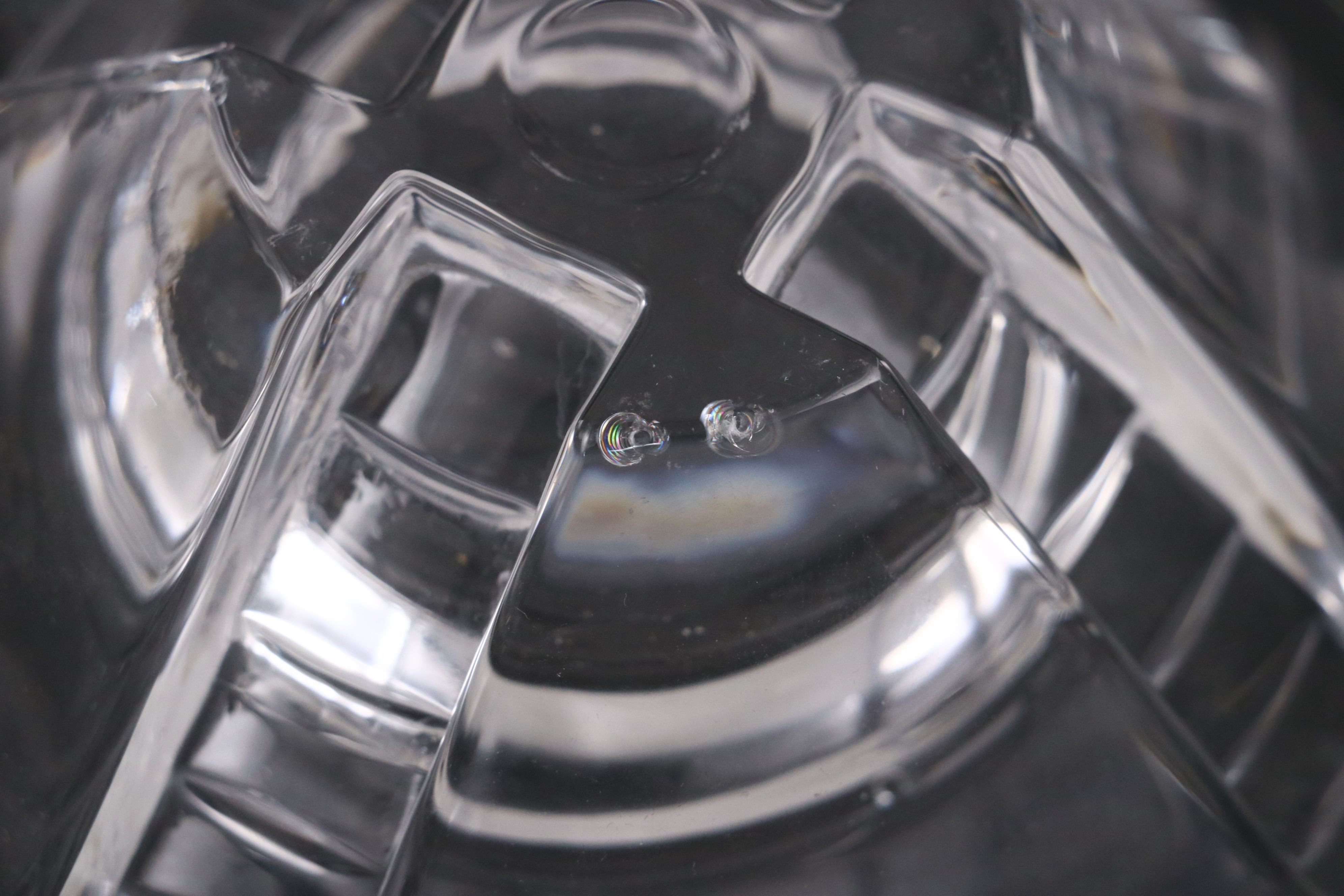 Shannon and Other Crystal Ashtrays with Waterford Crystal Desk Clock and Frame