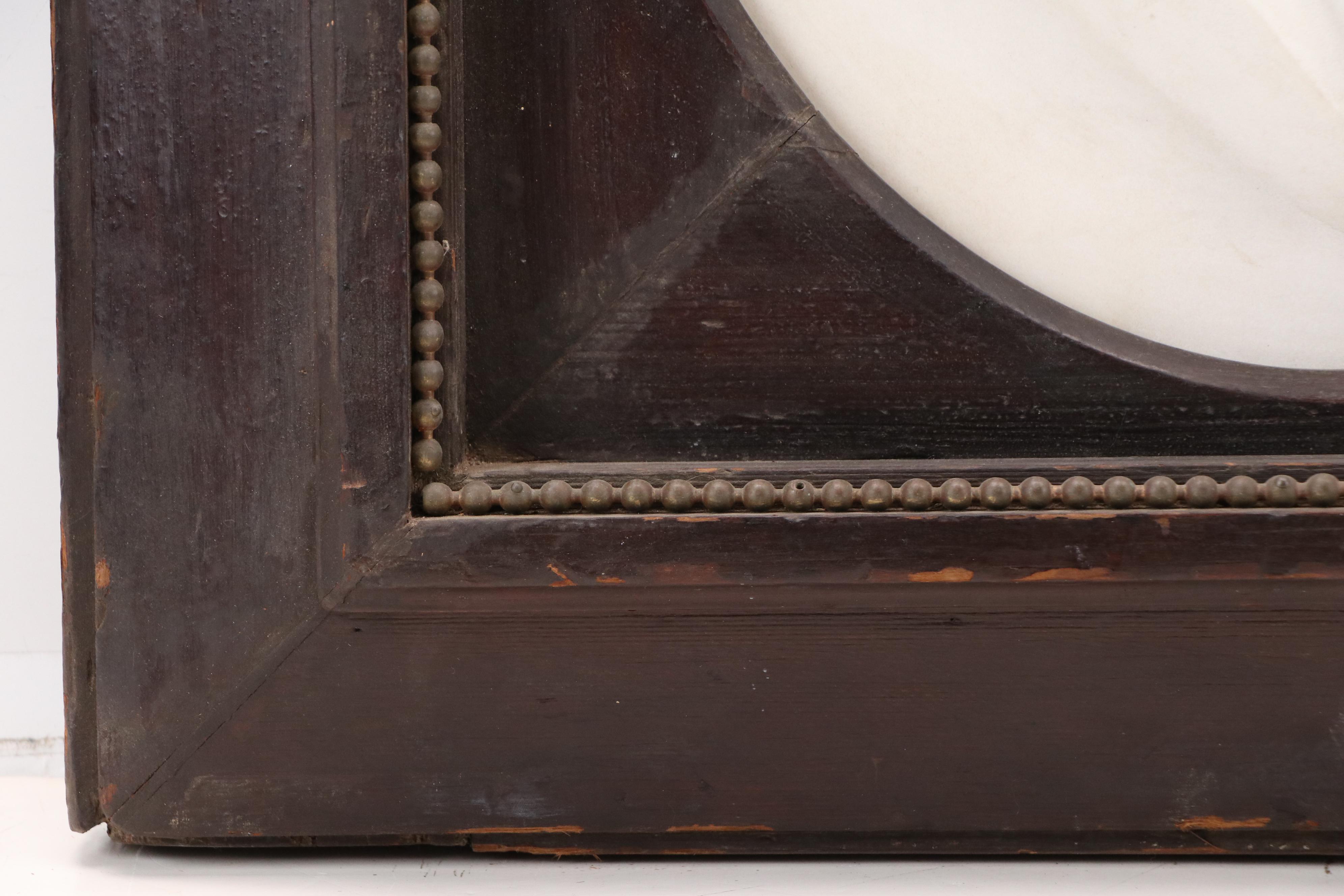 Ida Stymus Marble Bas-Relief Bust of Unknown Man, 1878