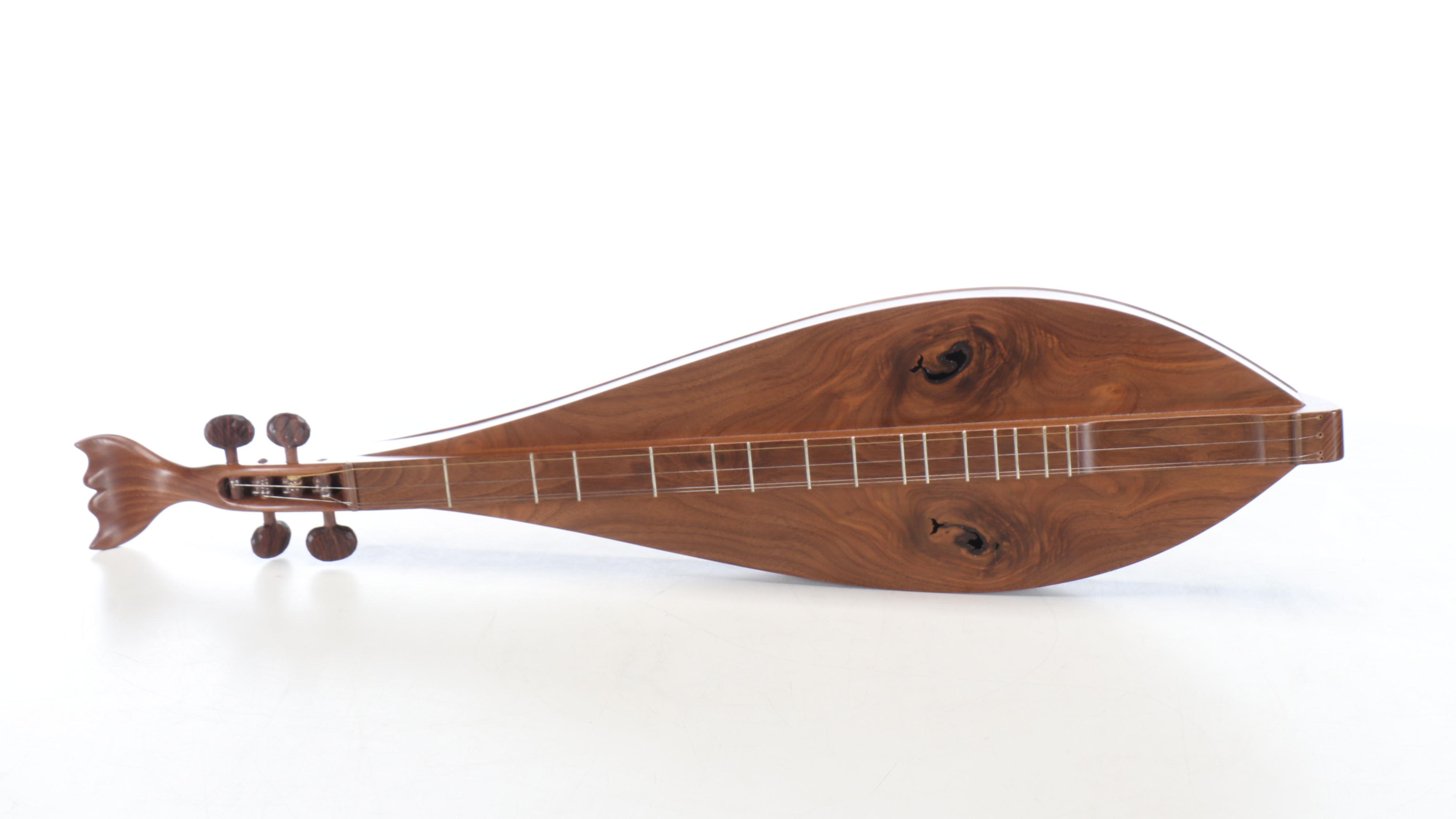 Warren A. May Handcrafted Walnut Appalachian Mountain Dulcimer