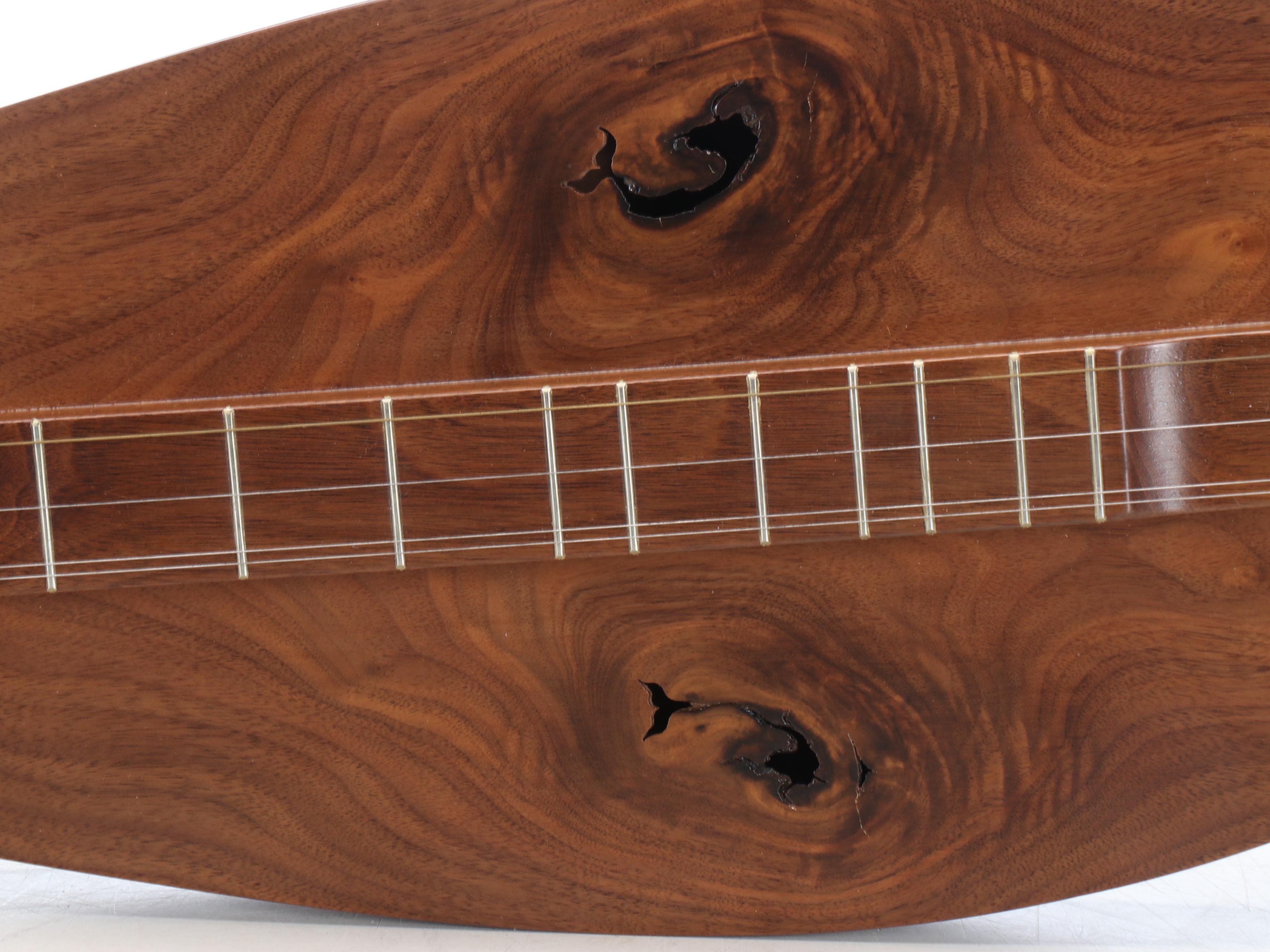 Warren A. May Handcrafted Walnut Appalachian Mountain Dulcimer