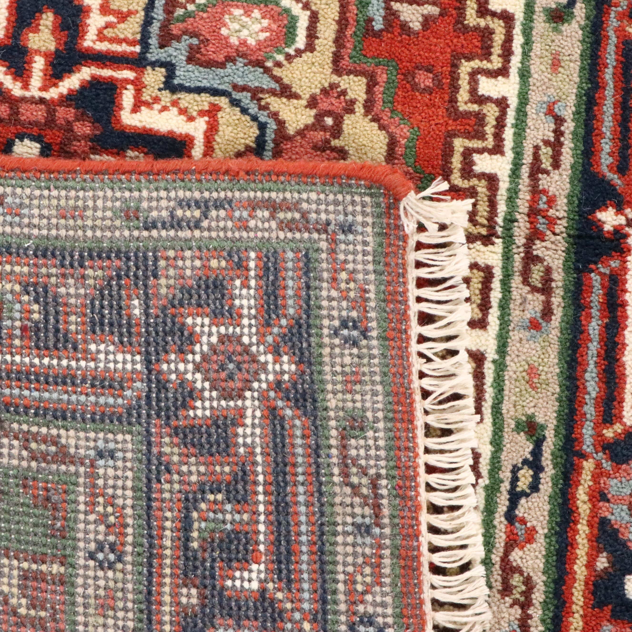 3'1 x 5'2 Hand-Knotted Indo-Persian Heriz Area Rug