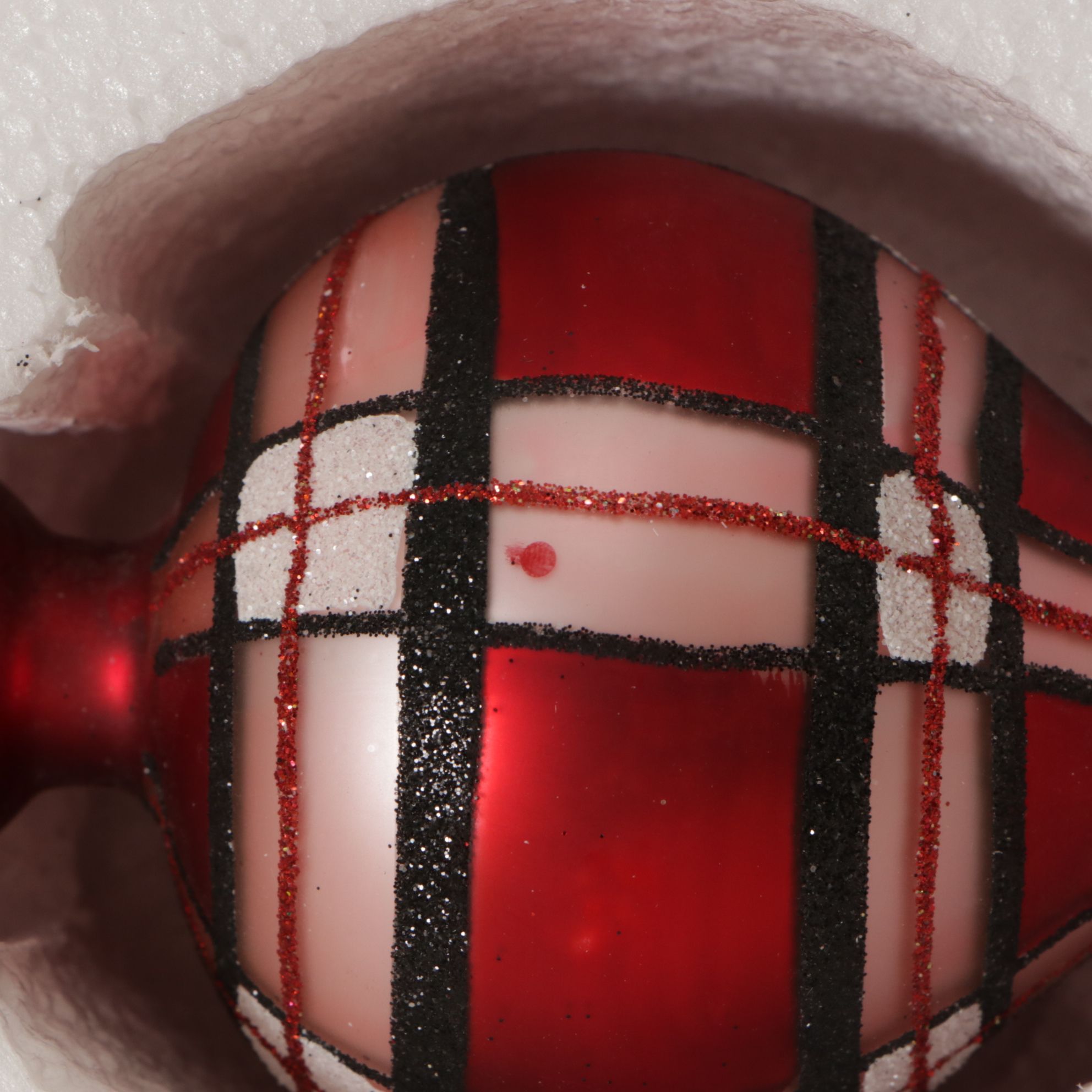 Balsam Hill Starburst Tree Topper, Nordic Plaid Ornaments & Lit Birch Tree Grove