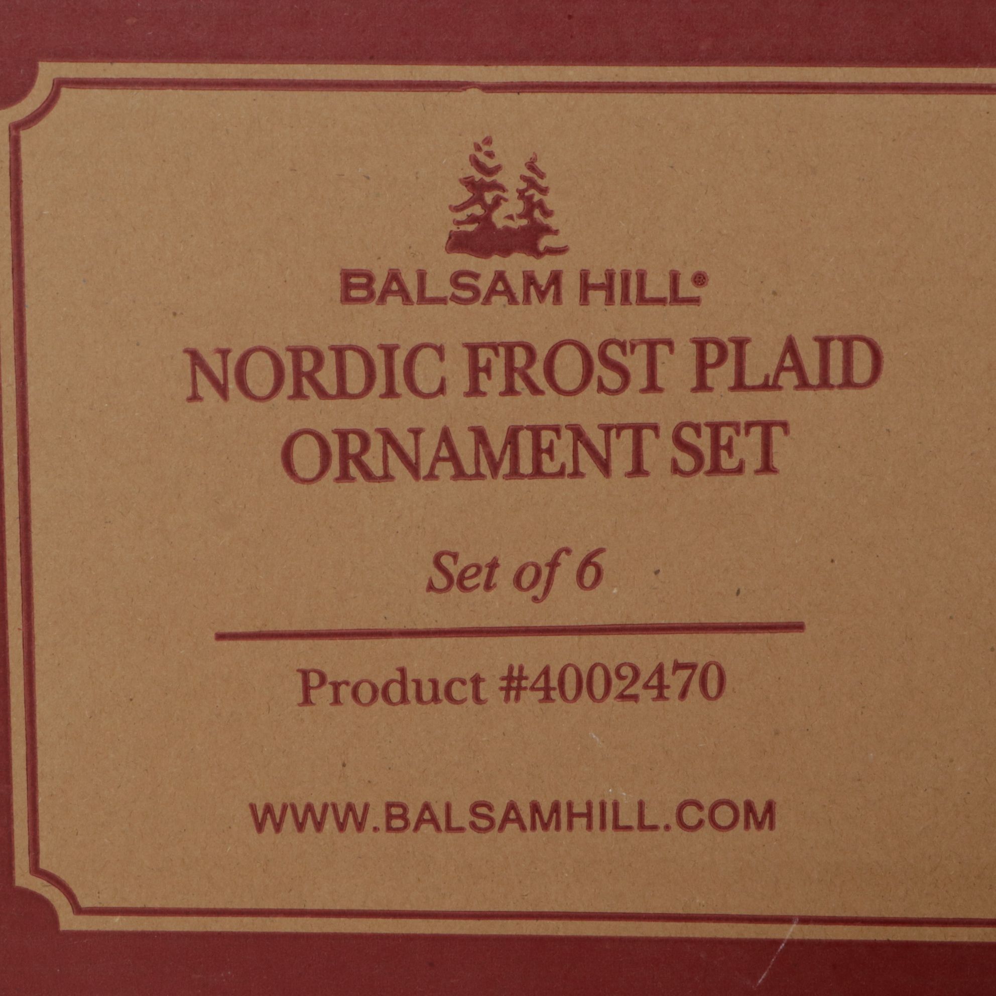 Balsam Hill Starburst Tree Topper, Nordic Plaid Ornaments & Lit Birch Tree Grove