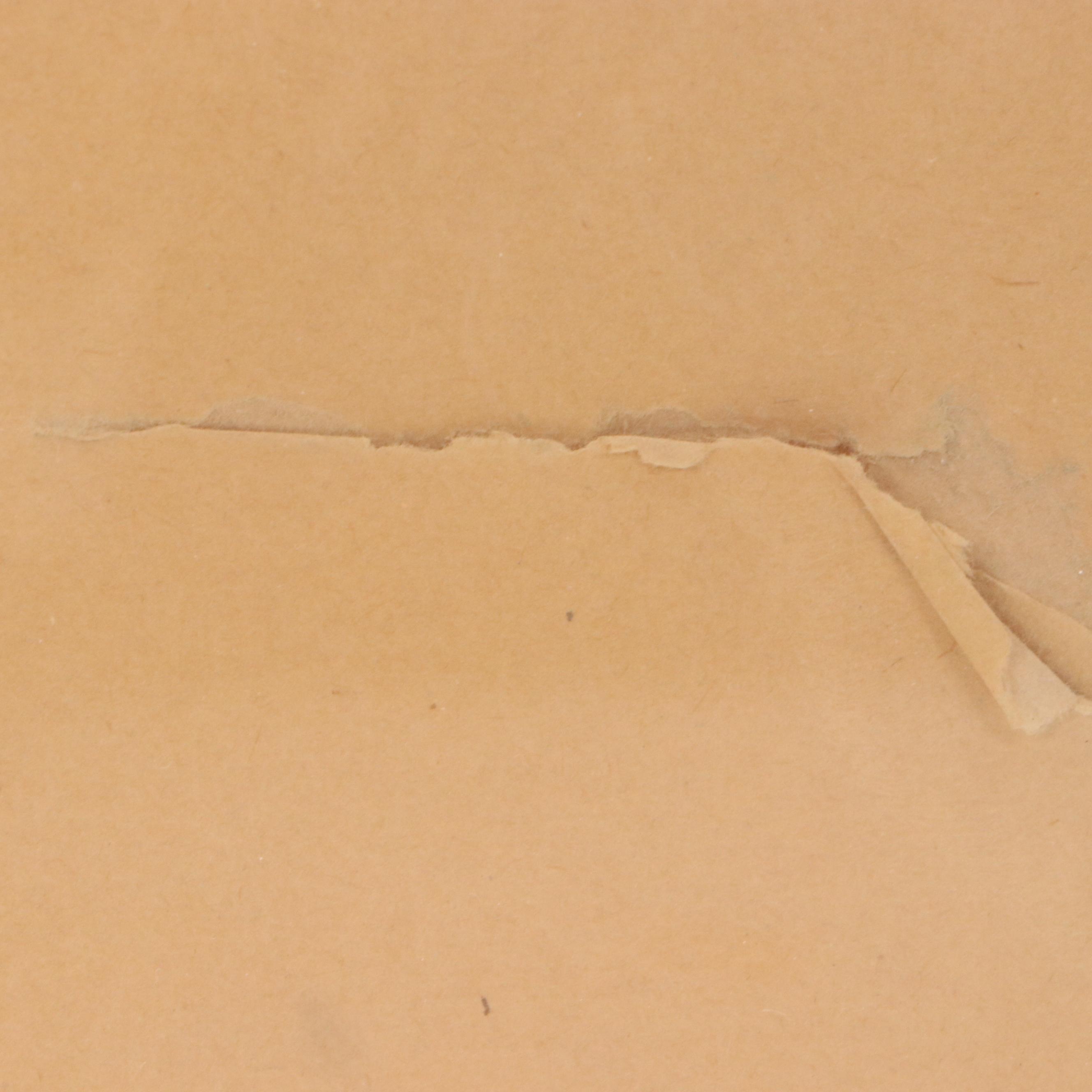 Male Figure Graphite Study Sketches, Mid-20th Century