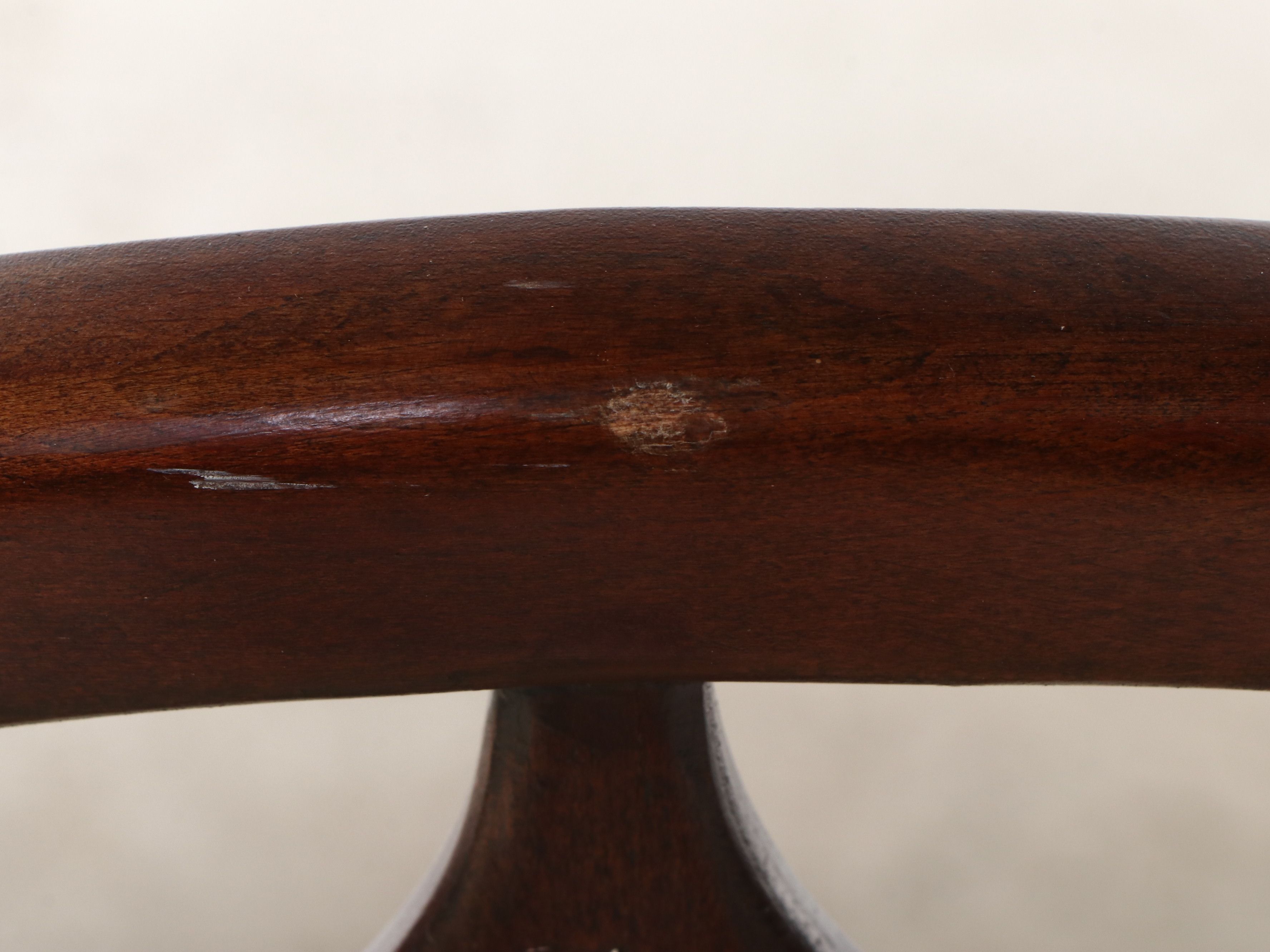 Adam Style Mahogany Spider Back Armchair, Late 20th Century