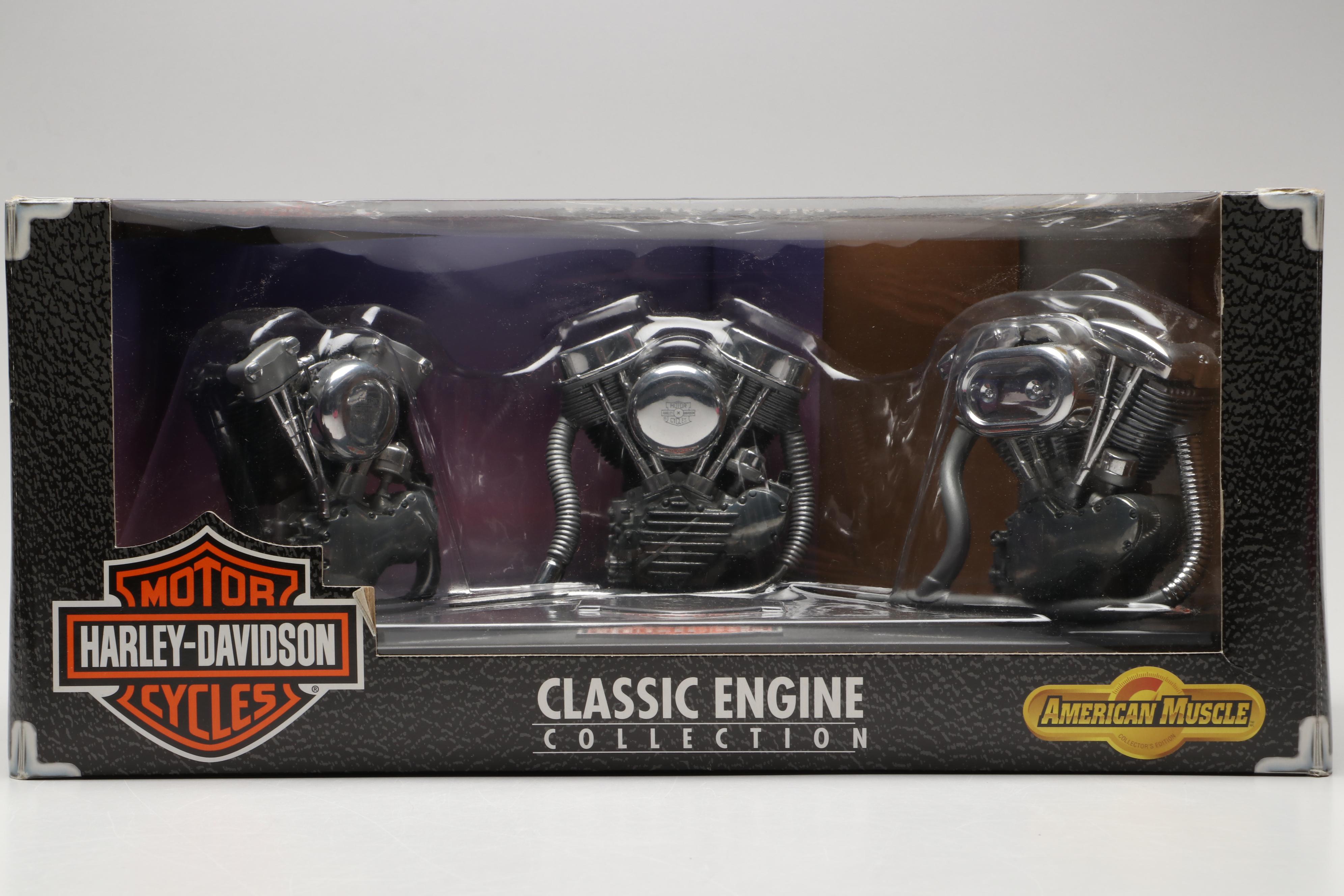 1947 Servi-Car Bank and Other Harley-Davidson Diecast Models and Coin Banks