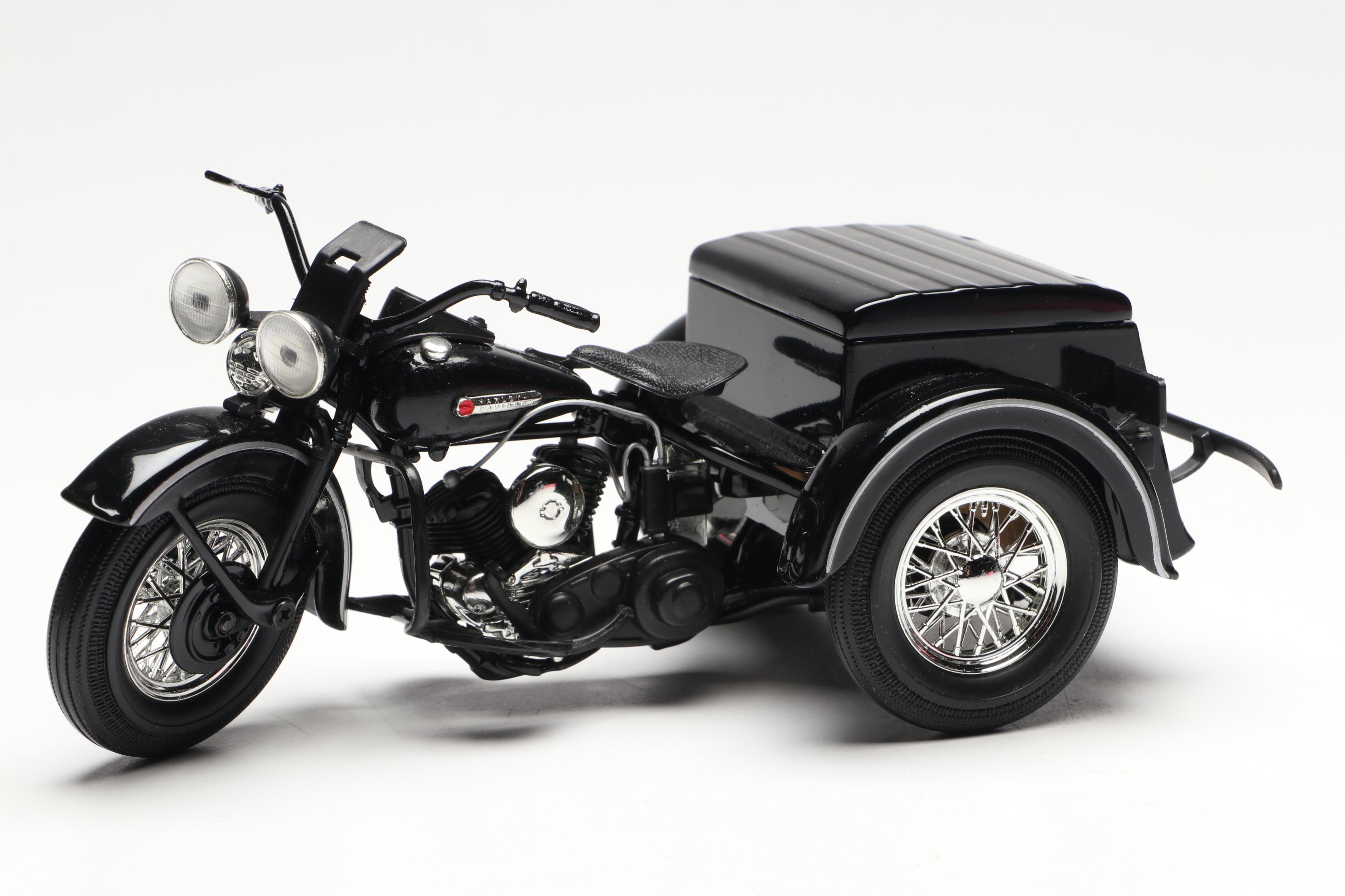 1947 Servi-Car Bank and Other Harley-Davidson Diecast Models and Coin Banks